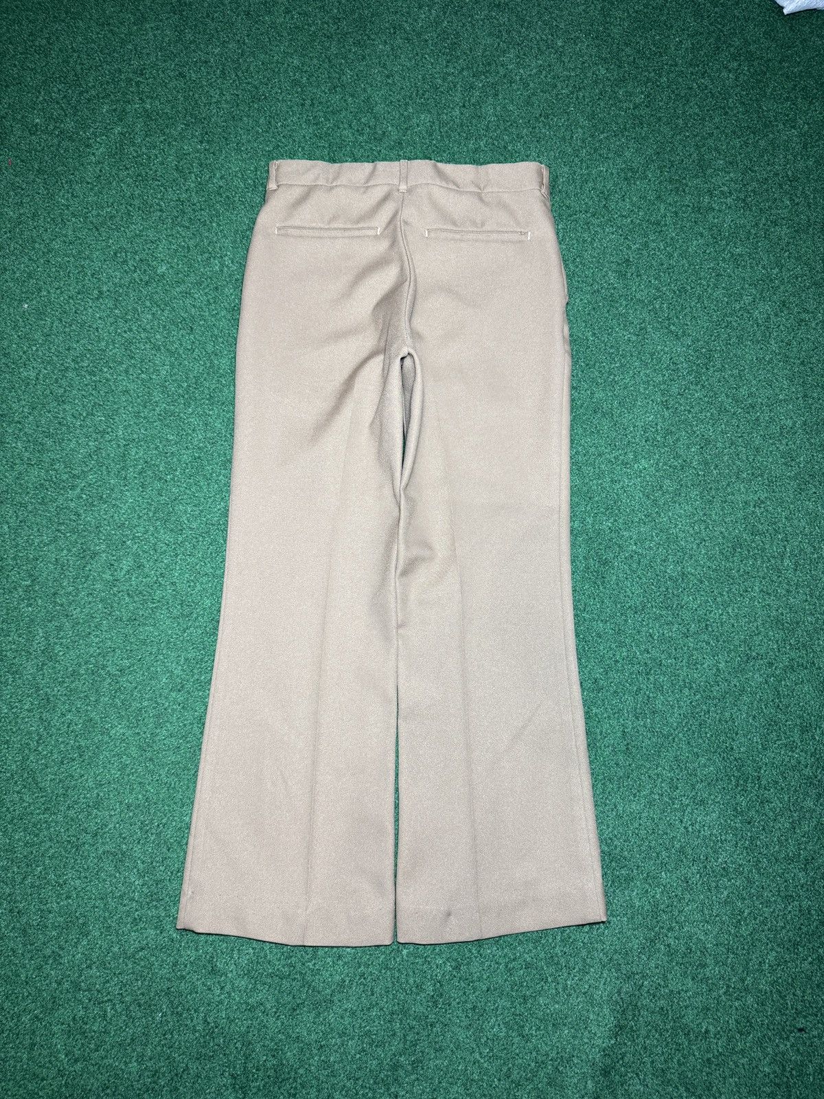 Farah Vintage 70s 80s Farah Flare Bootcut Biege 29x27 Khaki Pants Size 29" - 1 Thumbnail