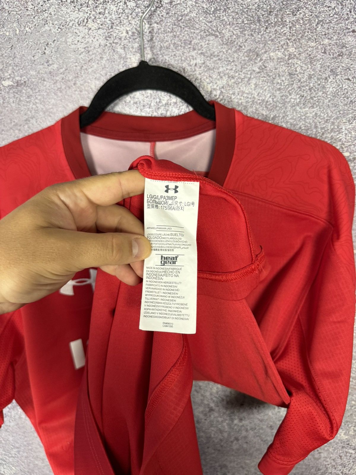 Under Armour × Vintage Wales Rugby Union 2018 Home Under Armour Rugby Jersey Size US L / EU 52-54 / 3 - 9 Thumbnail