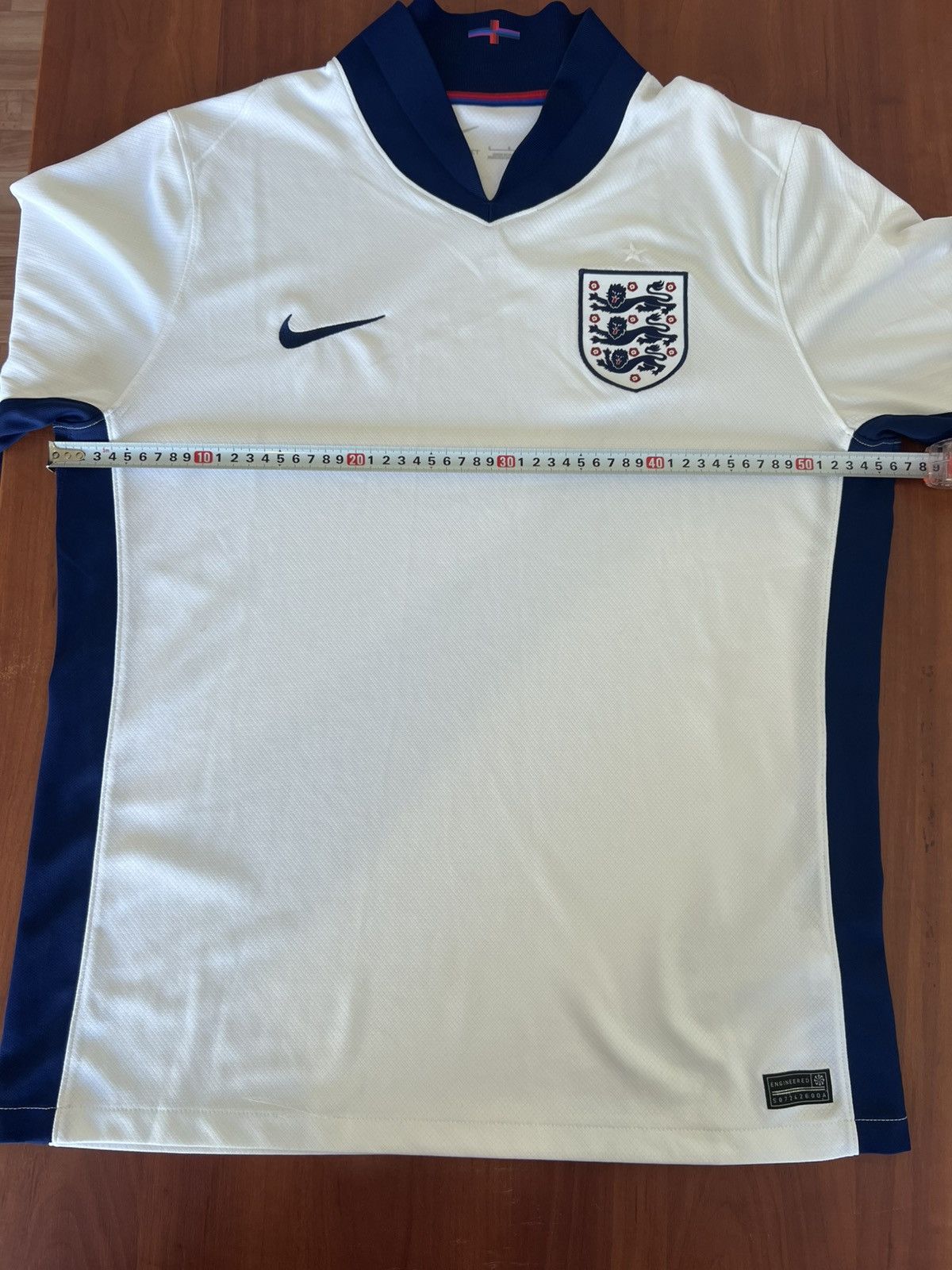 Nike 2024 England National Team Home Soccer Jersey Men’s White L Size US L / EU 52-54 / 3 - 8 Thumbnail