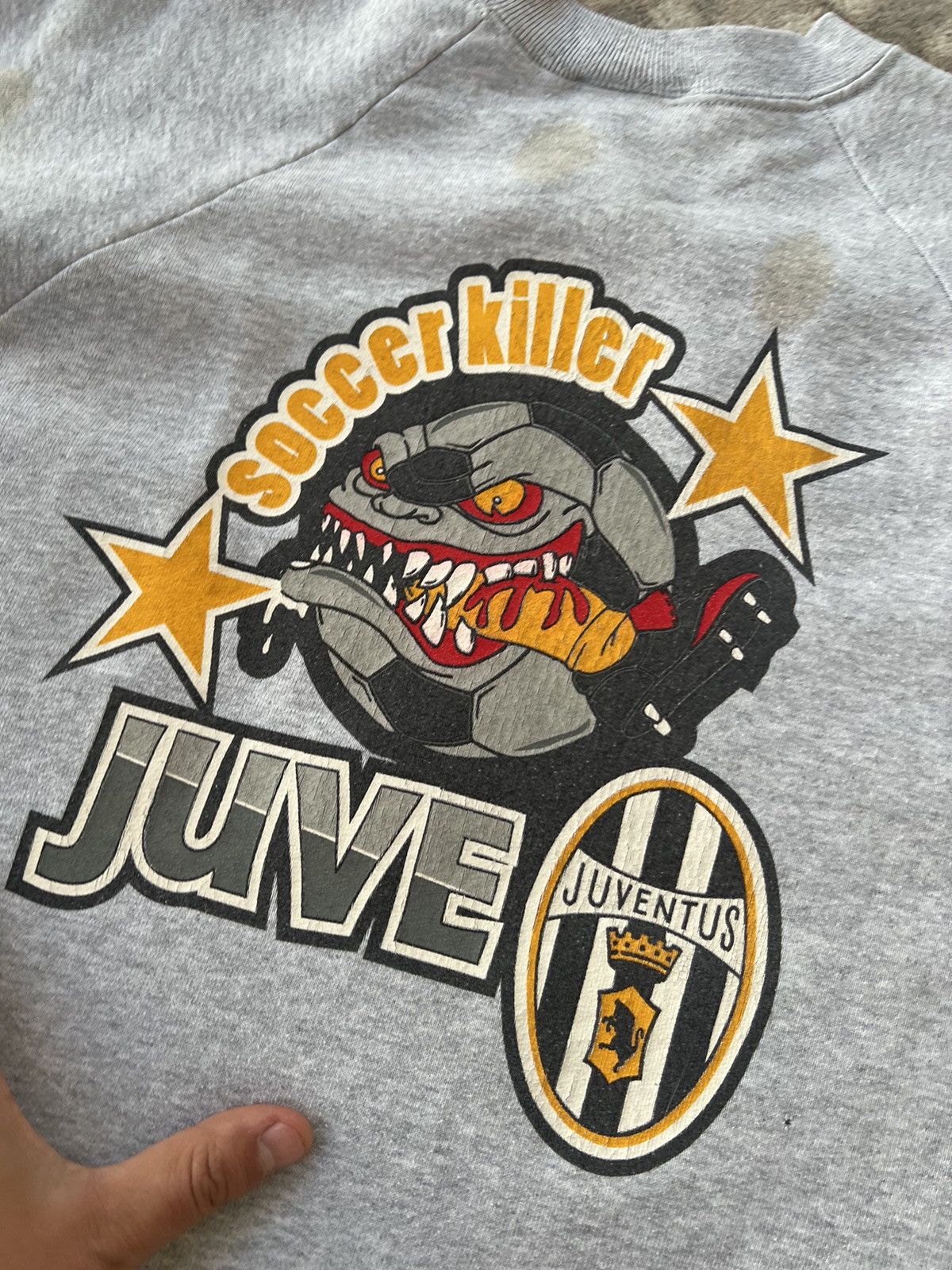 Vintage Juventus Soccer Killer Vintage Sweatshirt Size US L / EU 52-54 / 3 - 7 Thumbnail