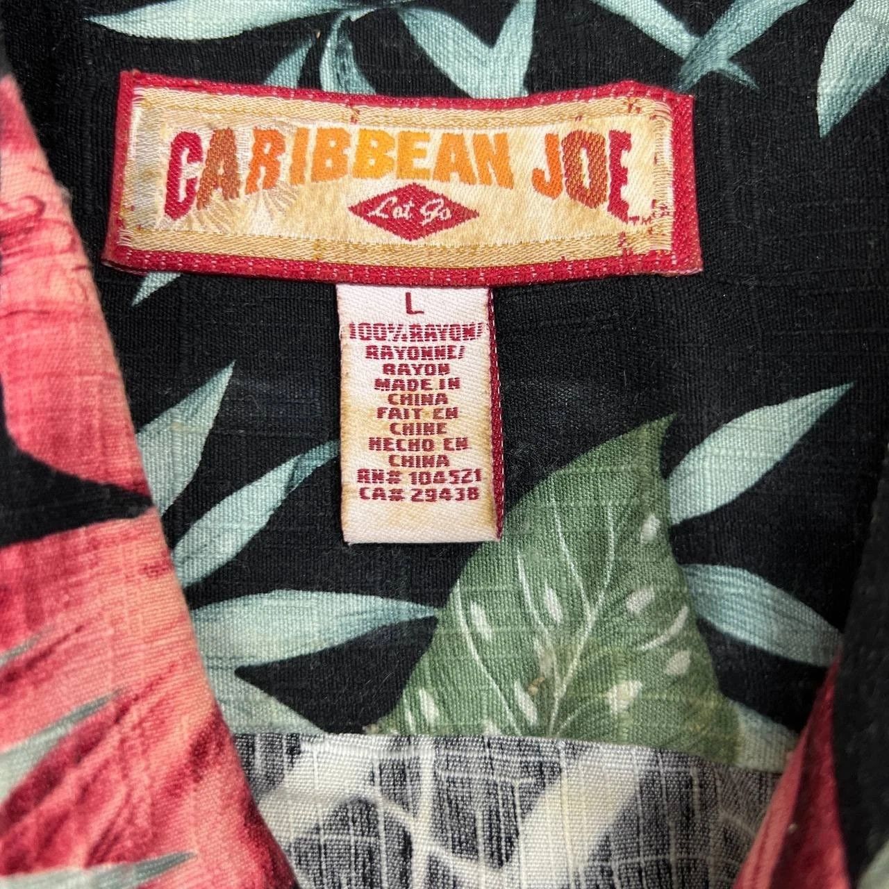 Other Caribbean Joe Shirt Men Hawaiian Floral Button Up Collared L Size US L / EU 52-54 / 3 - 7 Thumbnail