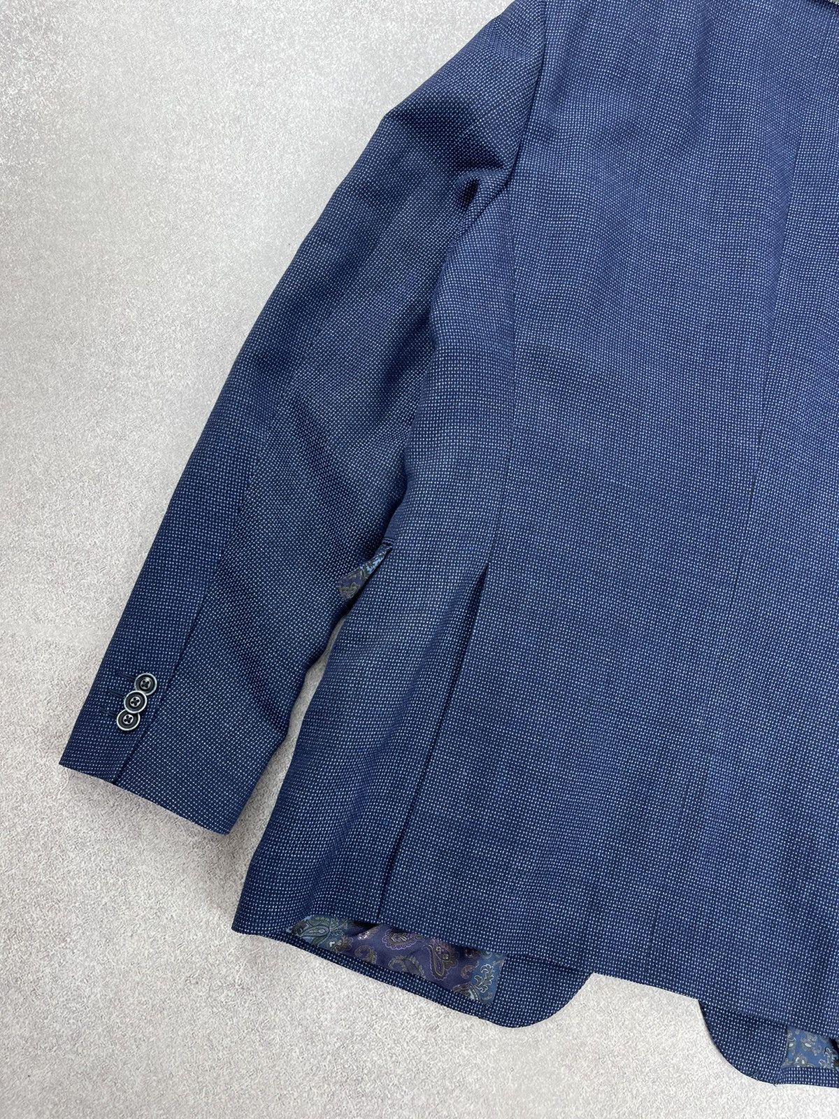 Etro Etro Blue Check Wool Blazer Size 54 Size 44R - 16 Thumbnail