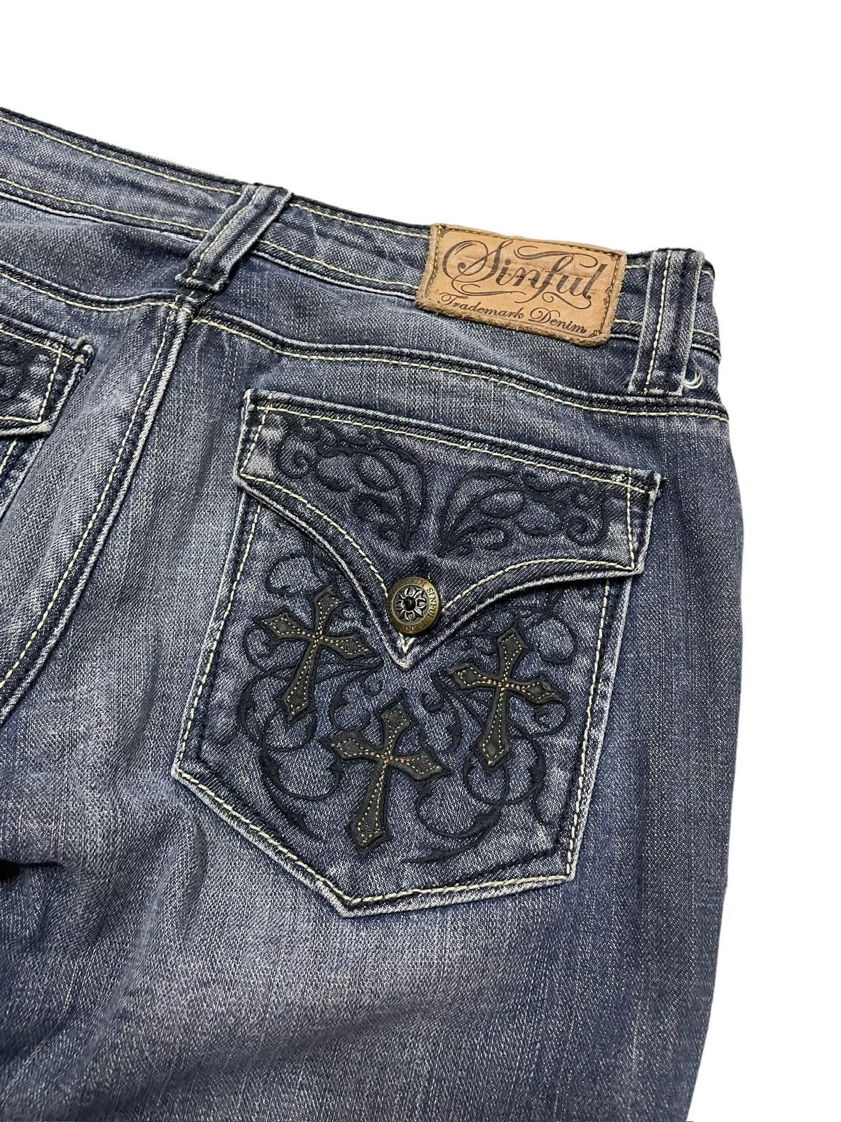 Designer × Jean Sinful Denim Size 30" / US 8 / IT 44 - 13 Thumbnail