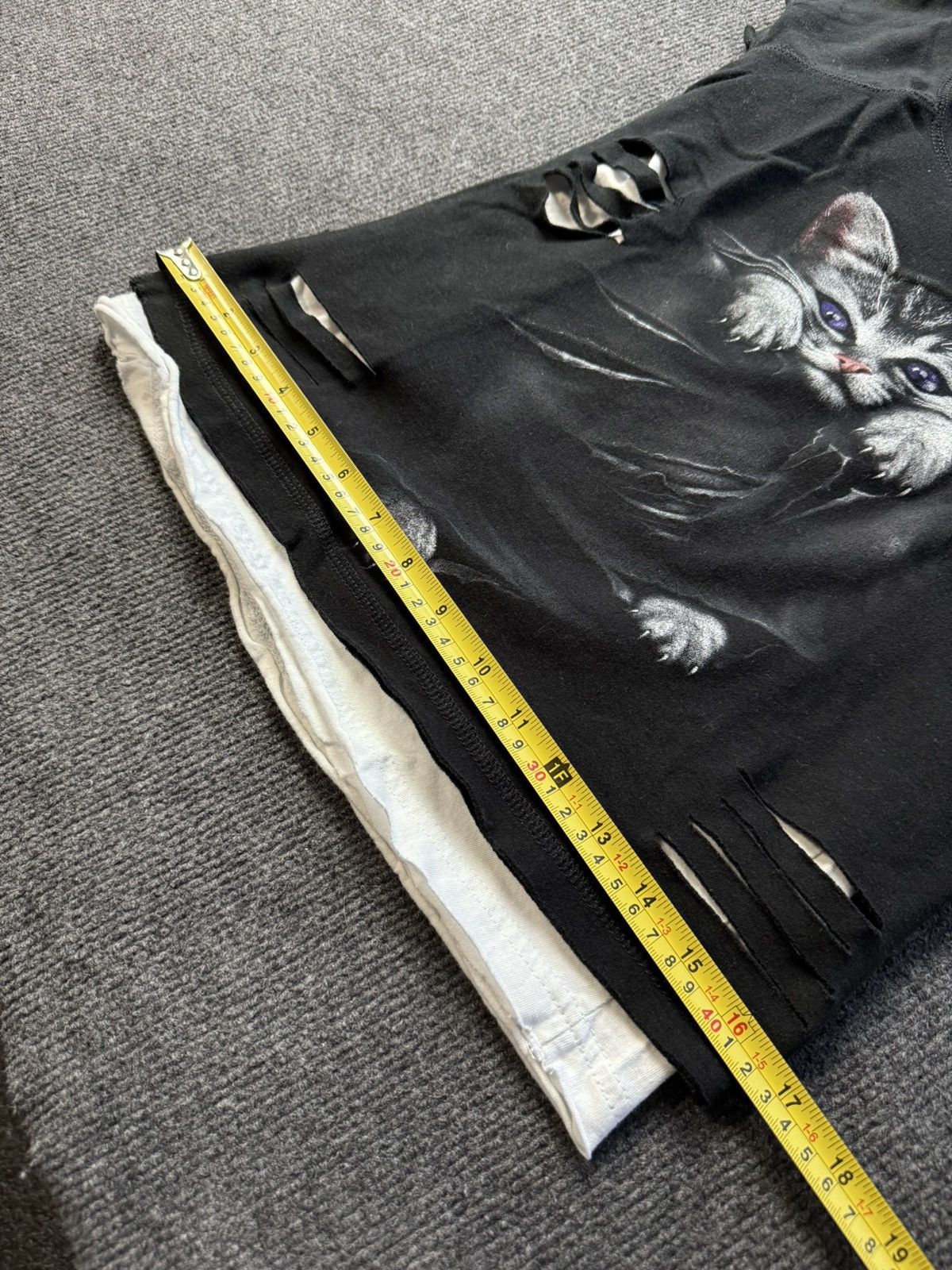 Vintage Spiral Direct Goth Opium Cat Graphic Distressed Tee Y2K Alt Size XL / US 12-14 / IT 48-50 - 15 Thumbnail