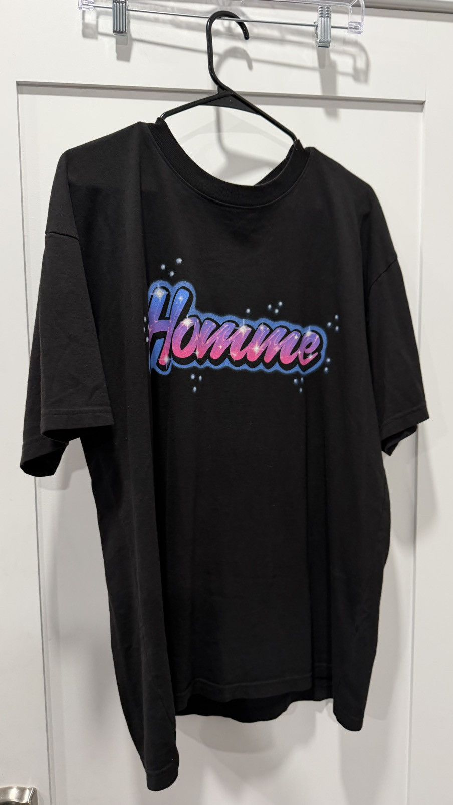 Homme + Femme La HOMME FEMME CLASSIC BUBBLE LOGO LETTERING TSHIRT Size US L / EU 52-54 / 3 - 2 Thumbnail