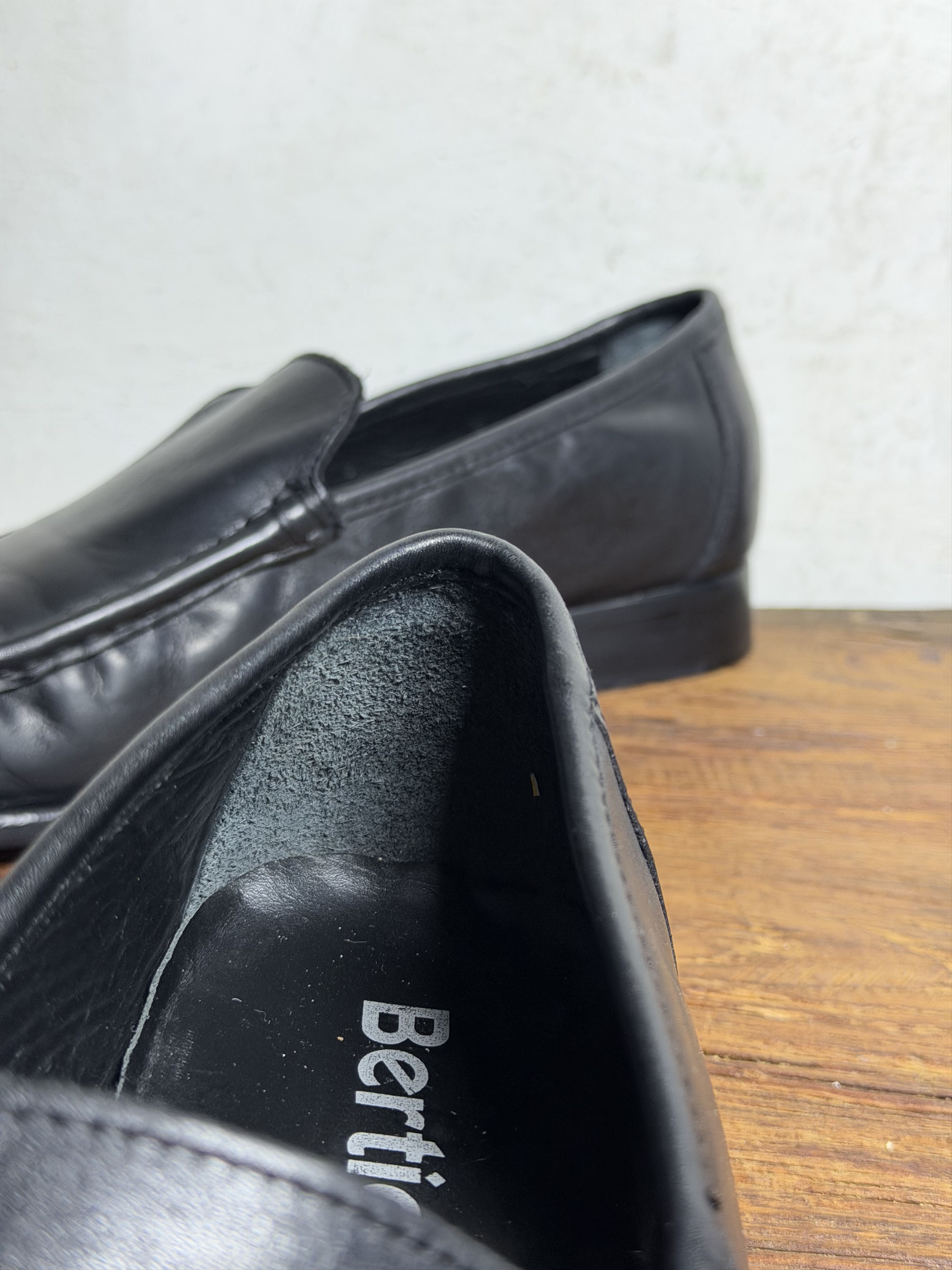 Handmade Bertie Leather Tremenoues Square Toe Loafers Size US 11 / EU 44 - 13 Thumbnail