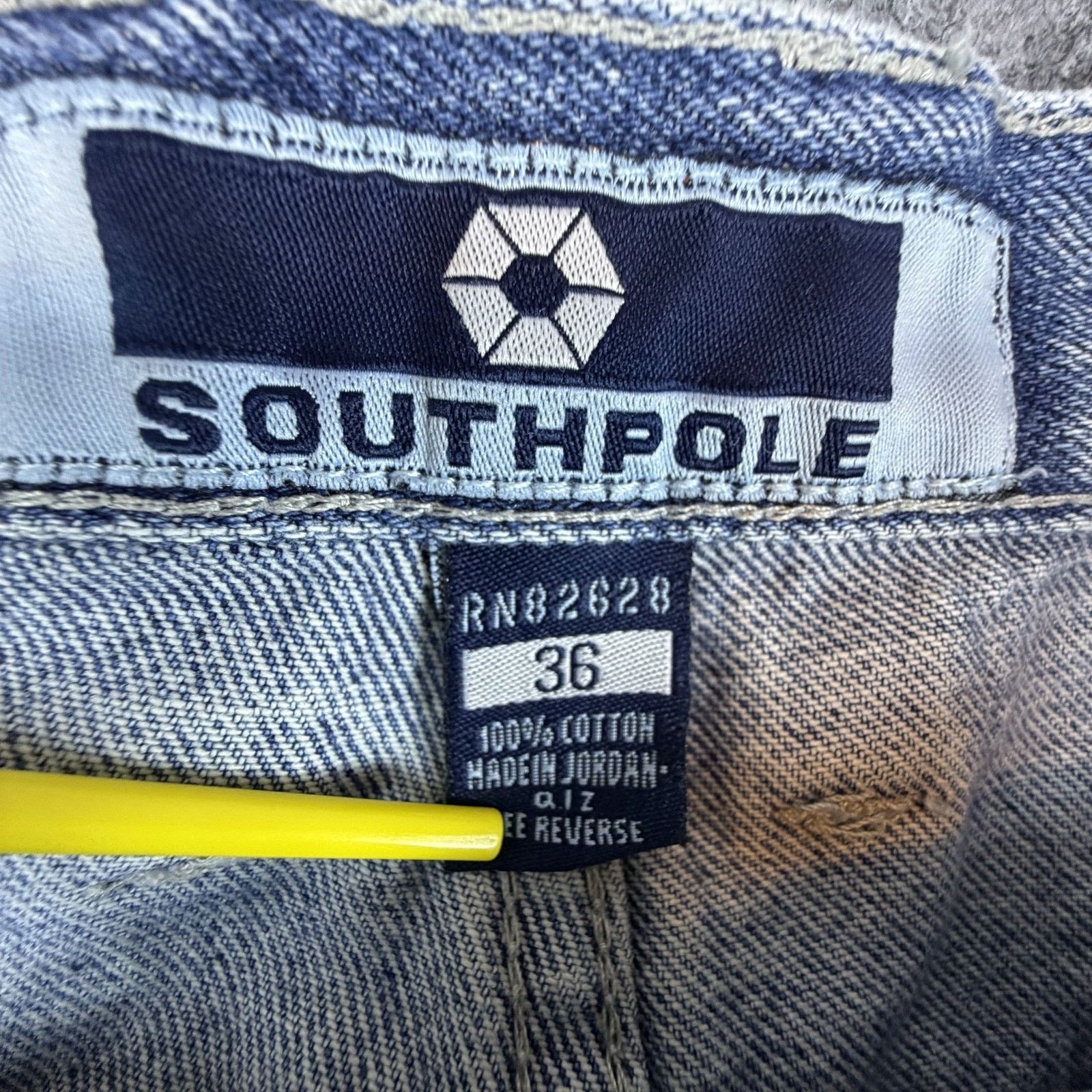 Southpole Vintage Y2K SouthPole Baggy Jean Shorts 36 Skater Streetwear Size US 36 / EU 52 - 7 Thumbnail
