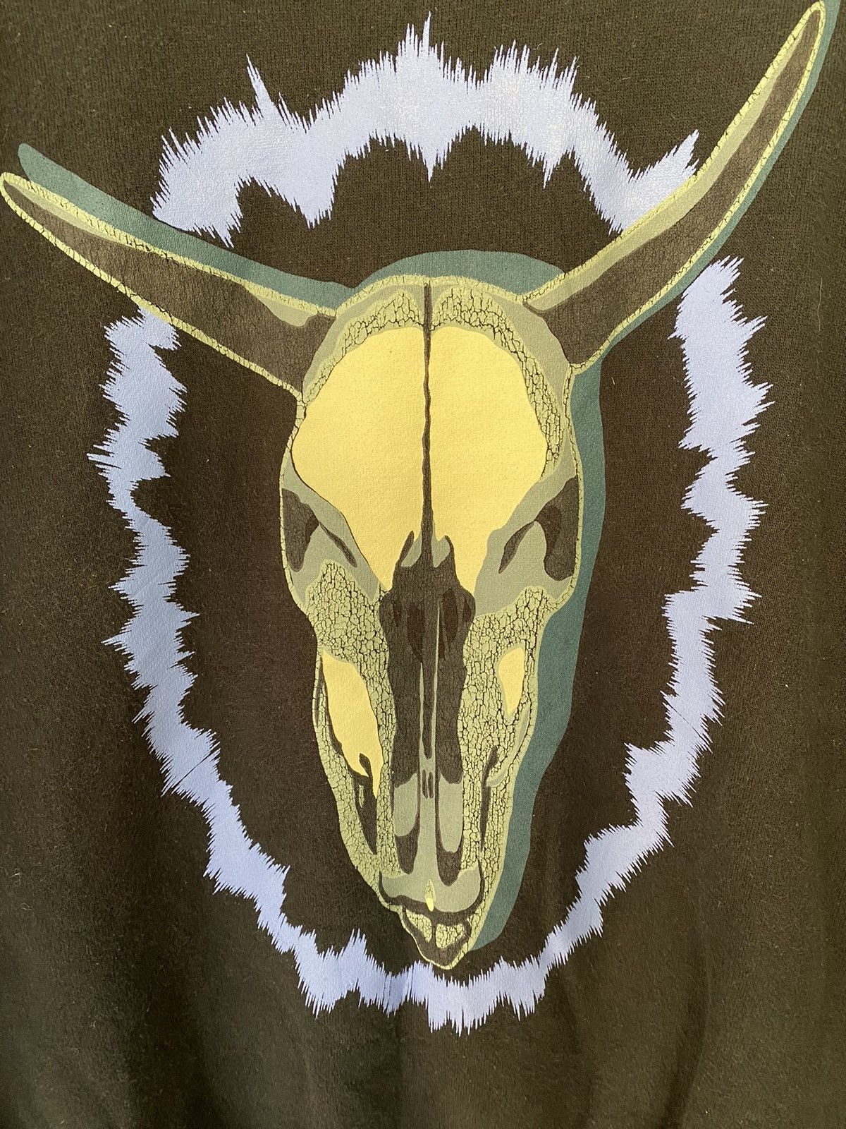 Yohji Yamamoto 1990s Kansai Yamamoto bulls skull sweater Size US M / EU 48-50 / 2 - 4 Thumbnail