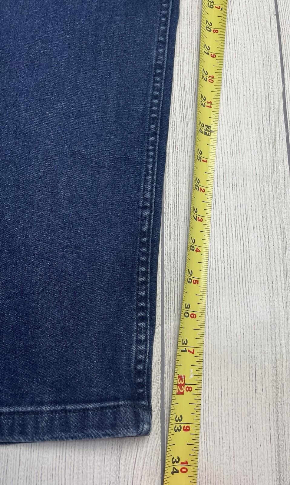 Other NYC The Perfect Jean Men’s Athletic Fit Dark Blue Size 38x34 Size US 38 / EU 54 - 6 Thumbnail