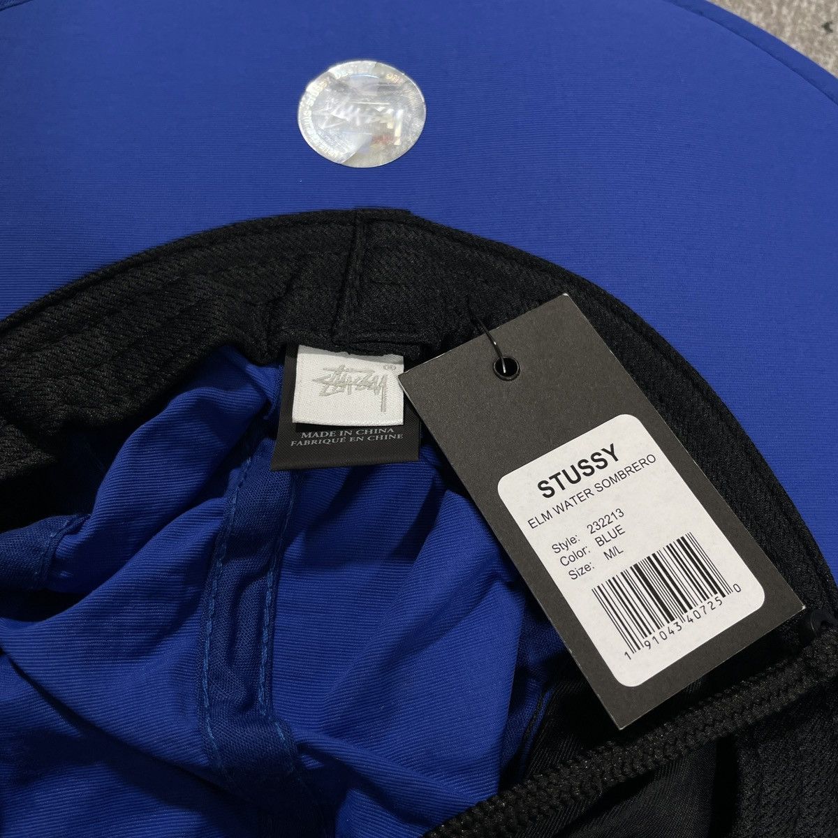 Stussy STUSSY SOMBRERO ELM WATER BLUE - M/L Size ONE SIZE - 5 Thumbnail