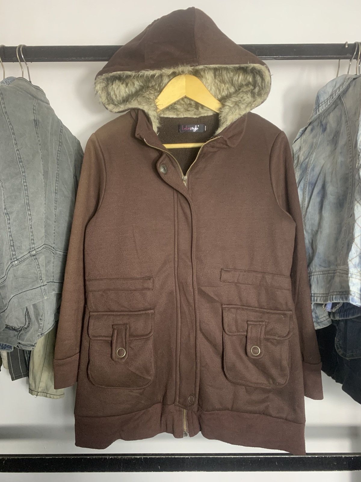 Japanese Fur Style Jacket lelestyle