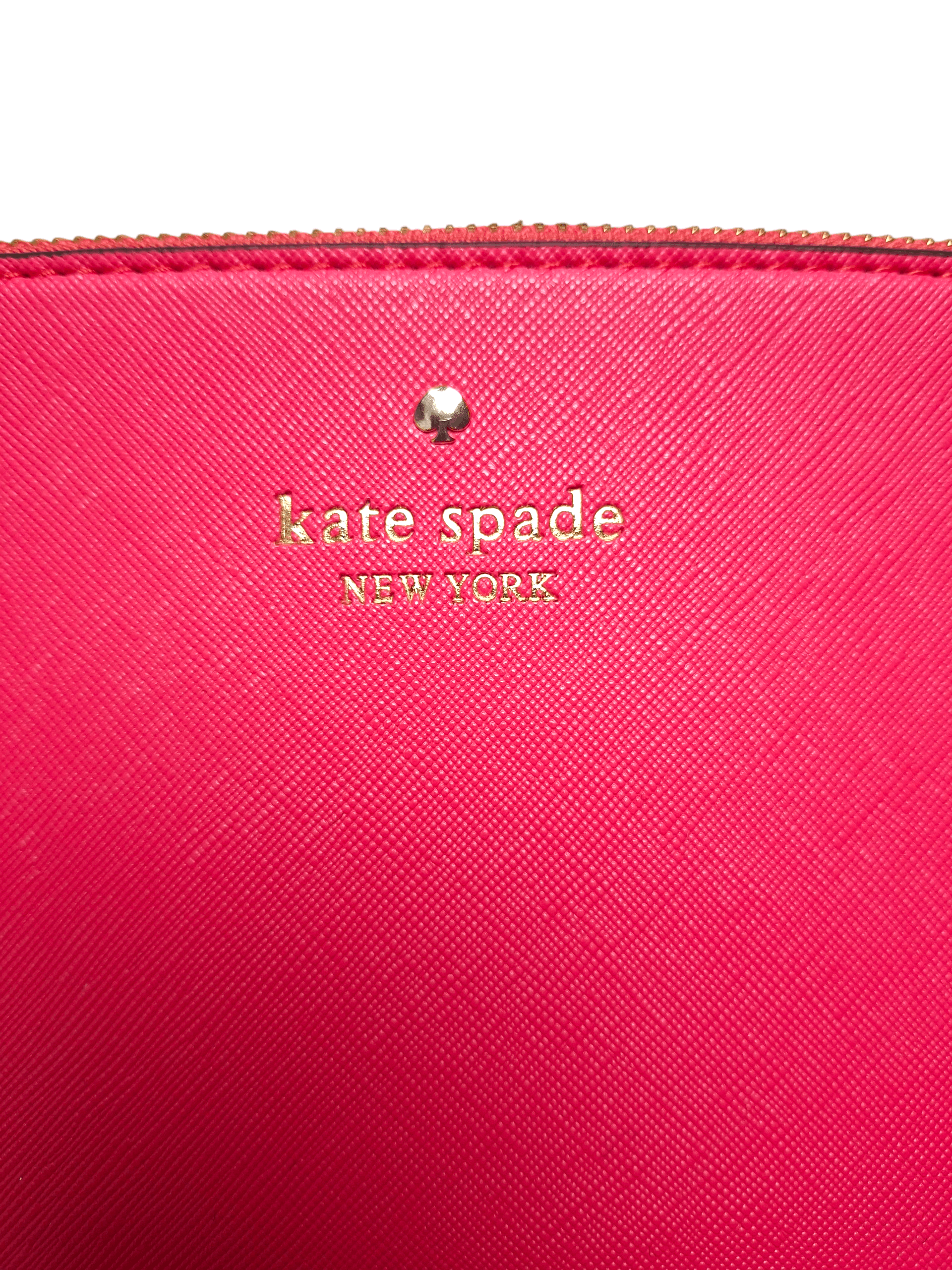 Kate Spade Kate Spade New York Pink Saffiano Leather Wristlet Clutch Size ONE SIZE - 2 Thumbnail