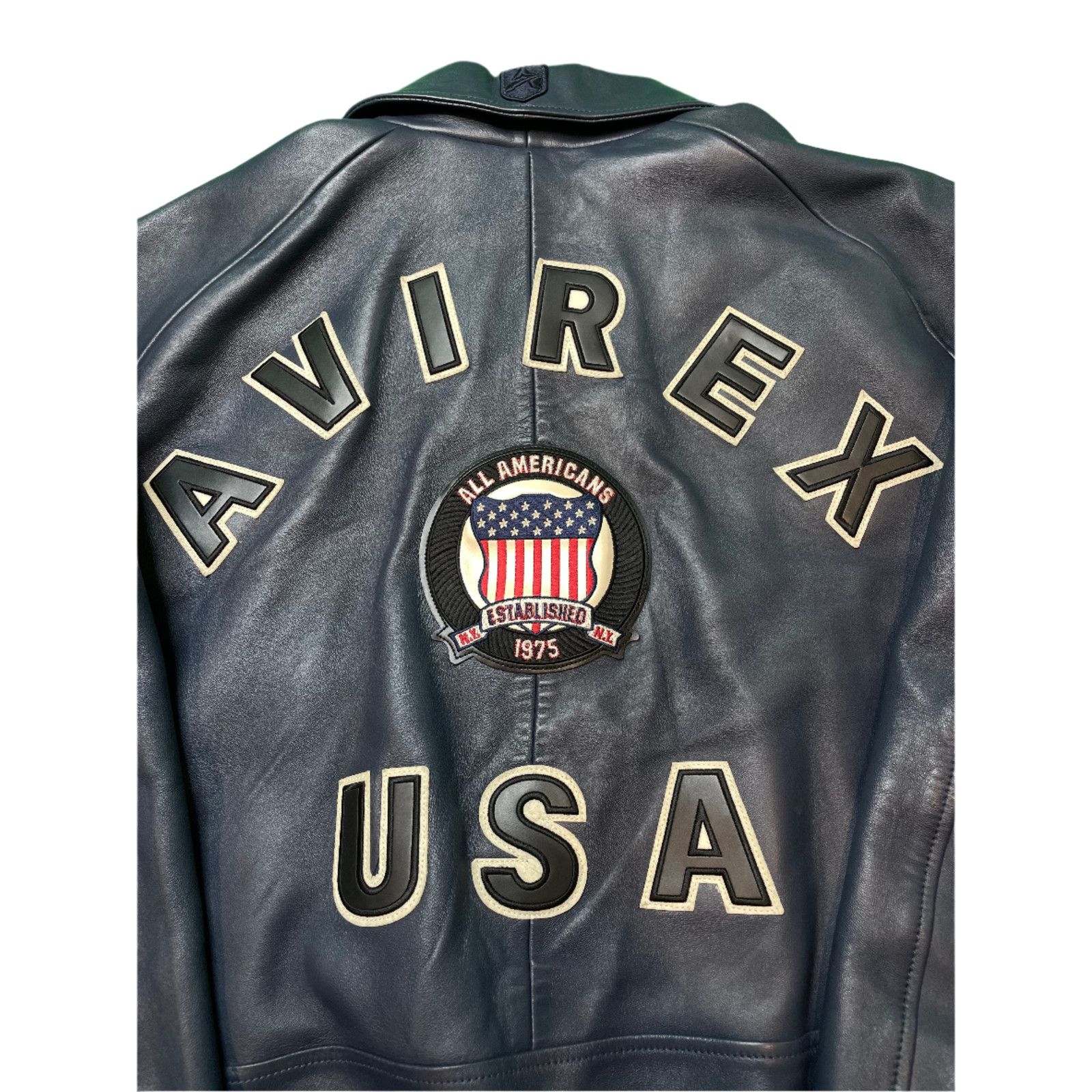 Avirex Avirex Graphic Navy Varsity Jacket Size US XXL / EU 58 / 5 - 2 Thumbnail