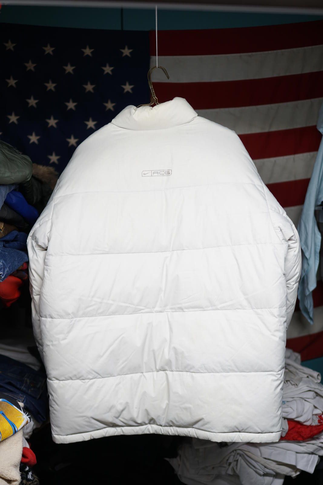 Unknown London ACG Nike Puffer Jacket White and Orange XL Size US XL / EU 56 / 4 - 2 Thumbnail