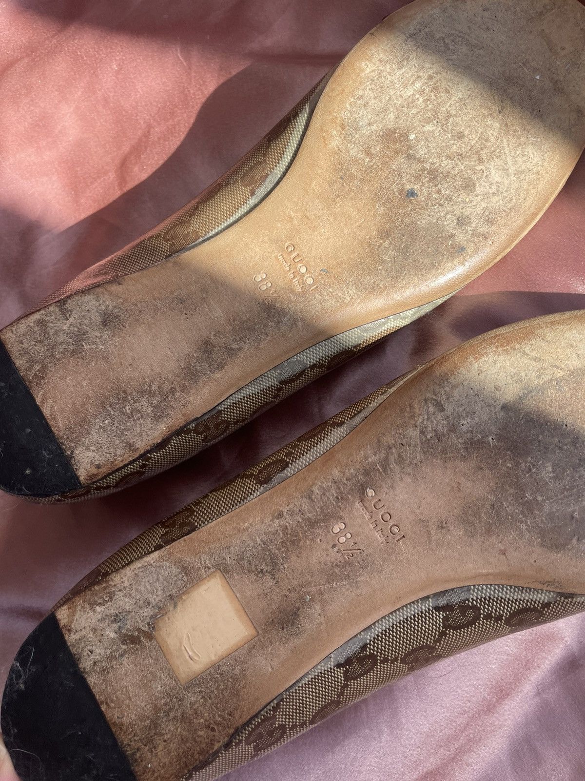 Gucci Gucci Hysteria Monogram Ballet Flats Size US 8 / IT 38 - 17 Thumbnail