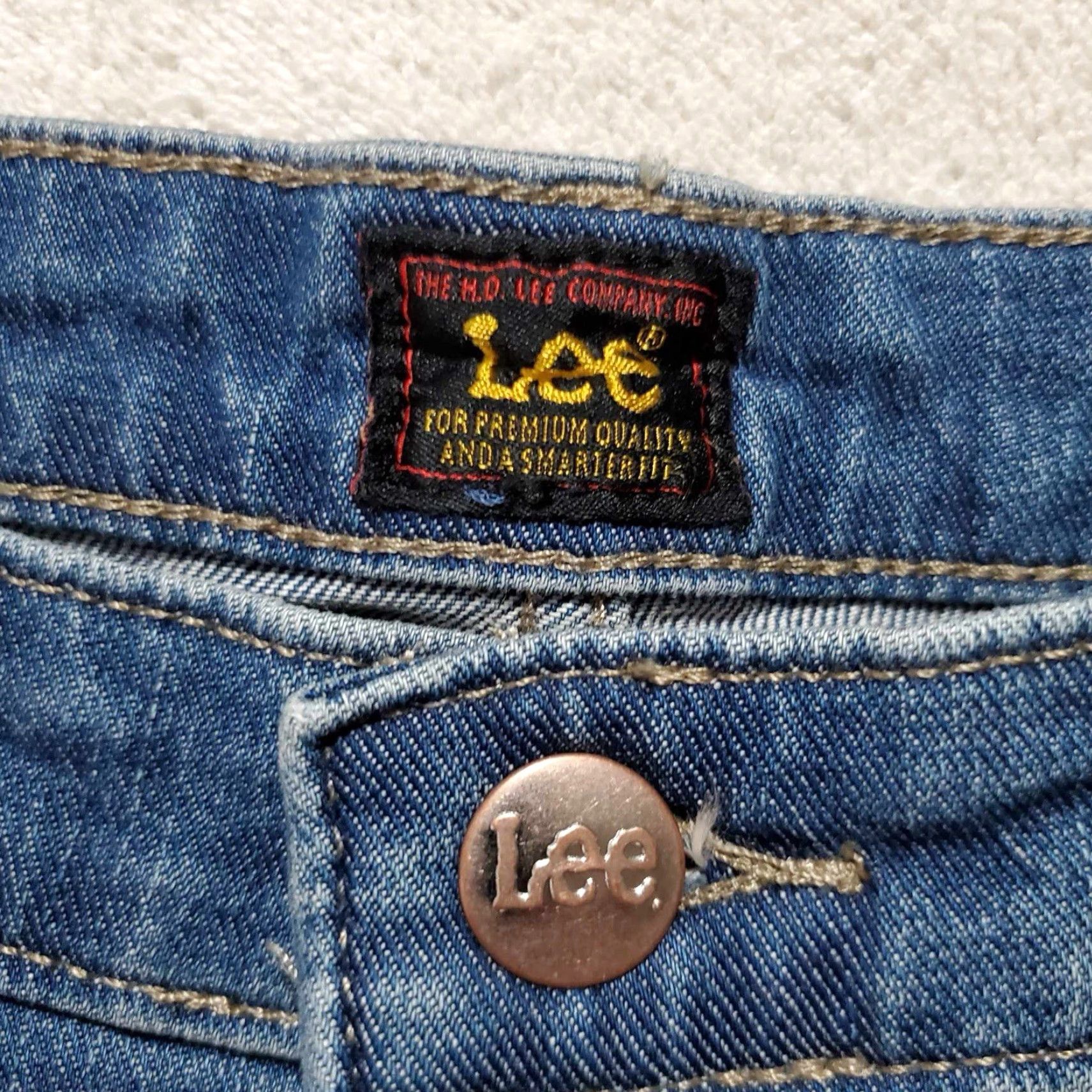 Lee Lee Legendary Premium Boyfriend Jeans 16 Medium Womens Blue NWT Deadstock Size 38" / US 16 / IT 52 - 6 Thumbnail