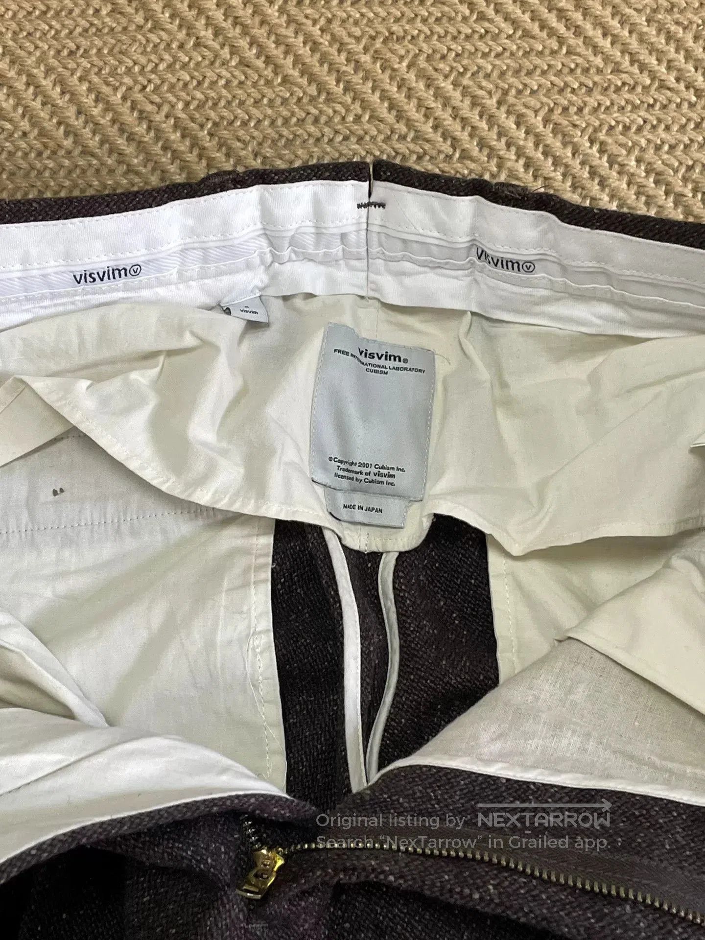 Visvim visvim cornell slacks in melange wool. Size US 39 - 6 Thumbnail