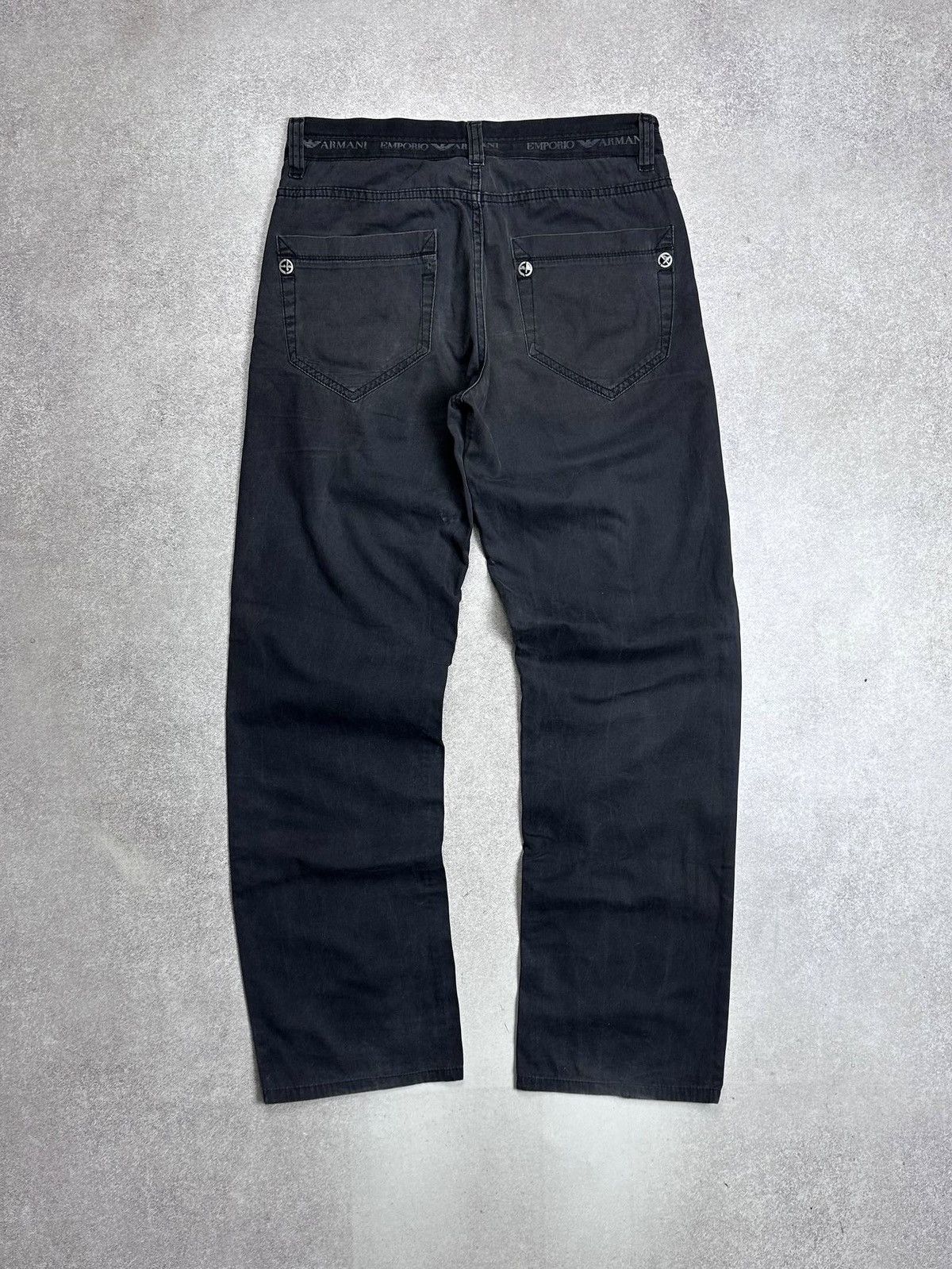 Armani Vintage Armani Avantgarde Baggy Jeans Alyx Style 30 Size US 30 / EU 46 - 3 Thumbnail