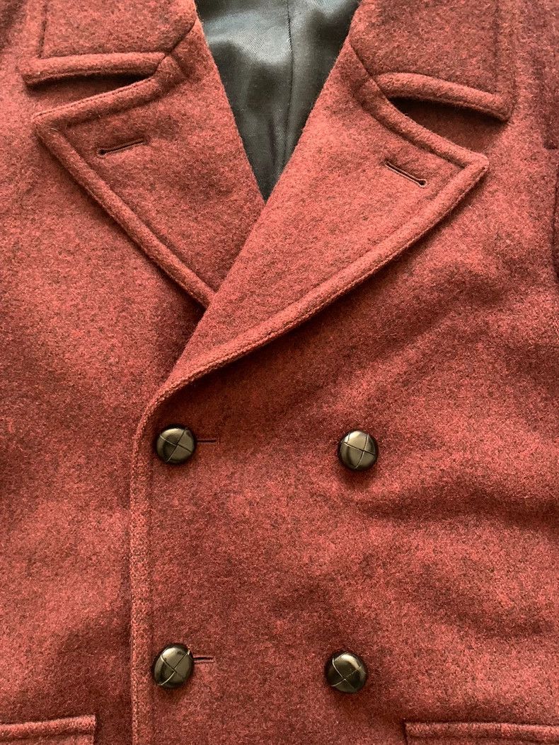 Dior Dior 15fw catwalk Burgundy double-breasted coat Nextarrow-2 Size US S / EU 44-46 / 1 - 6 Thumbnail