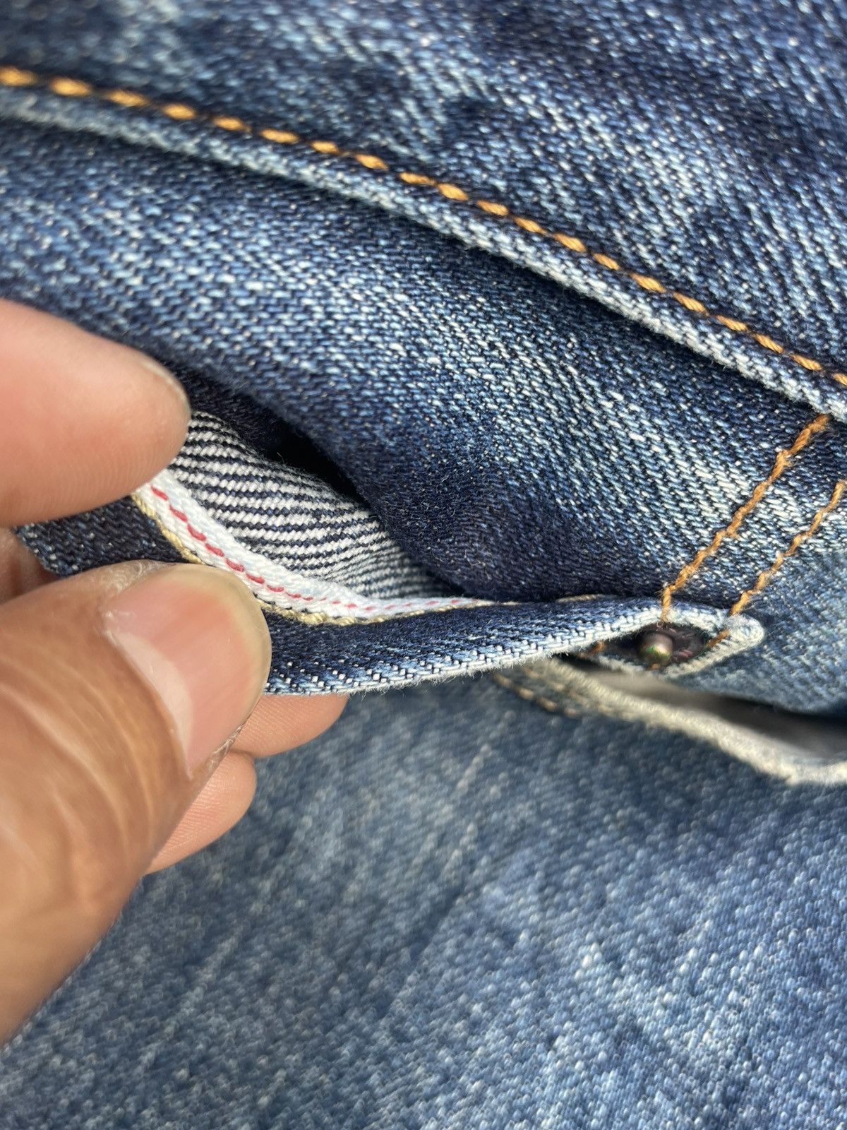 Japanese Brand × Uniqlo Uniqlo Selvedge Jeans Size US 35 - 18 Thumbnail