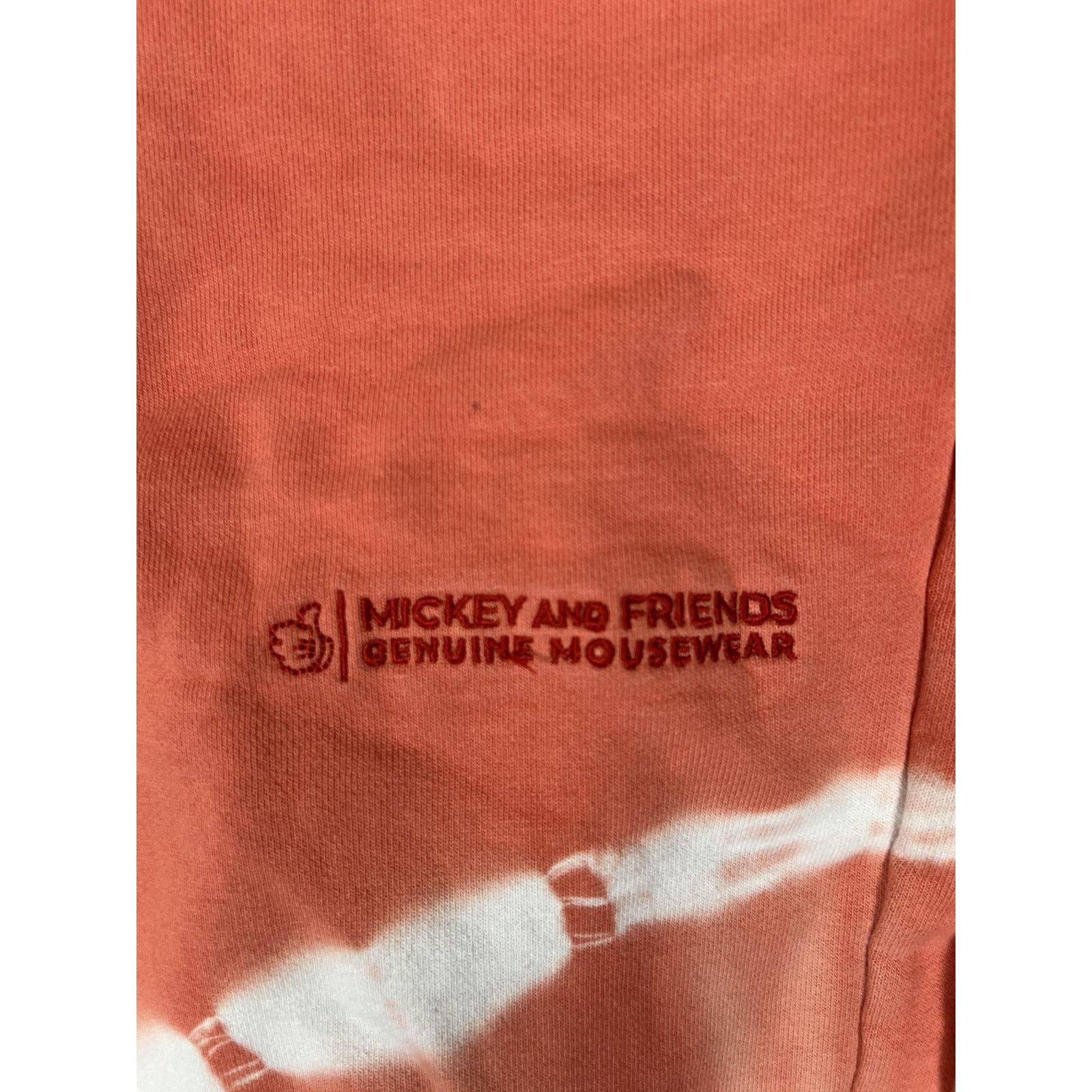 Disney Disney Mickey Mouse Hoodie Mens Large Orange Tie Dye Disneyl Size US L / EU 52-54 / 3 - 8 Thumbnail
