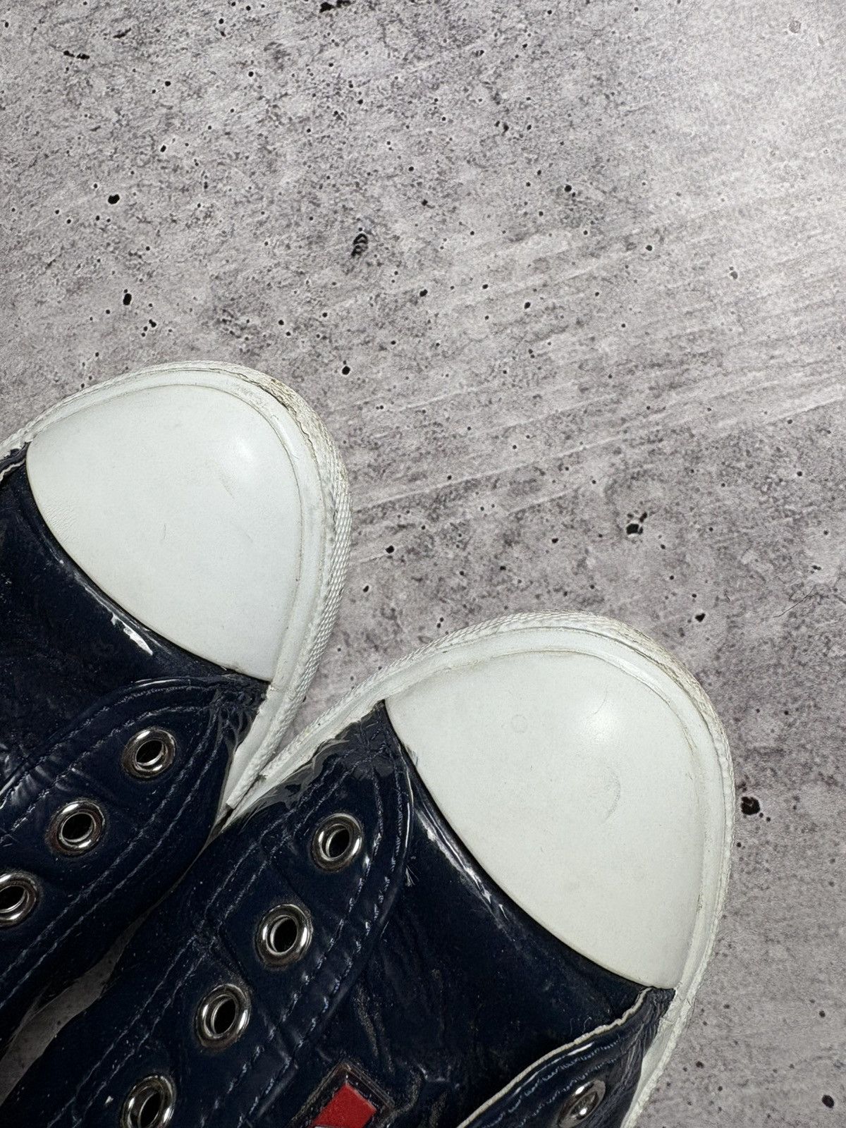 Prada Vintage Prada Leather Sneakers Size US 5.5 / EU 38 - 14 Thumbnail