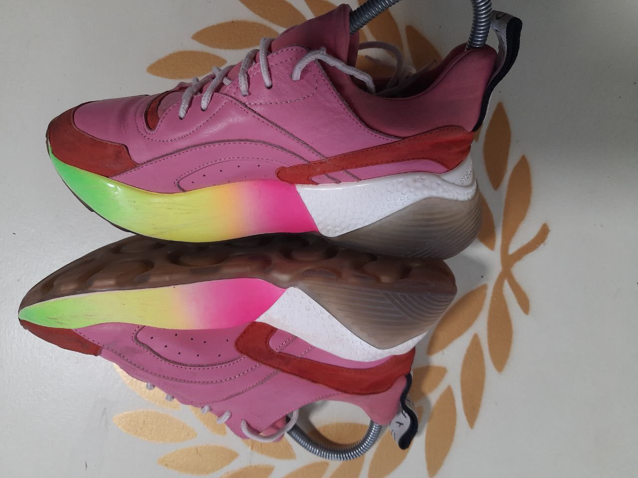 Designer × Stella McCartney Stella McCartney Eclypse Rainbow Sneakers Size US 7.5 / IT 37.5 - 10 Thumbnail