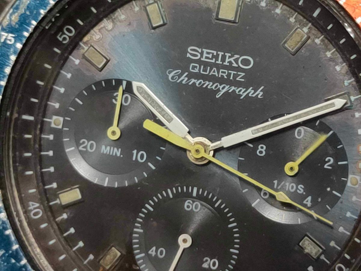 Seiko × Vintage Rare Vintage SEIKO 7A28-703A Pepsi Chronograph Men’s Watch Size ONE SIZE - 8 Thumbnail