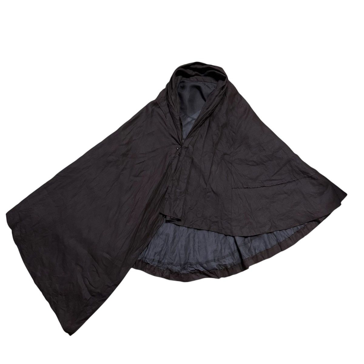 Yohji Yamamoto Vtg Yohji Yamamoto Signature SS95 Poncho Cloak Capes Size US L / EU 52-54 / 3 - 1 Thumbnail