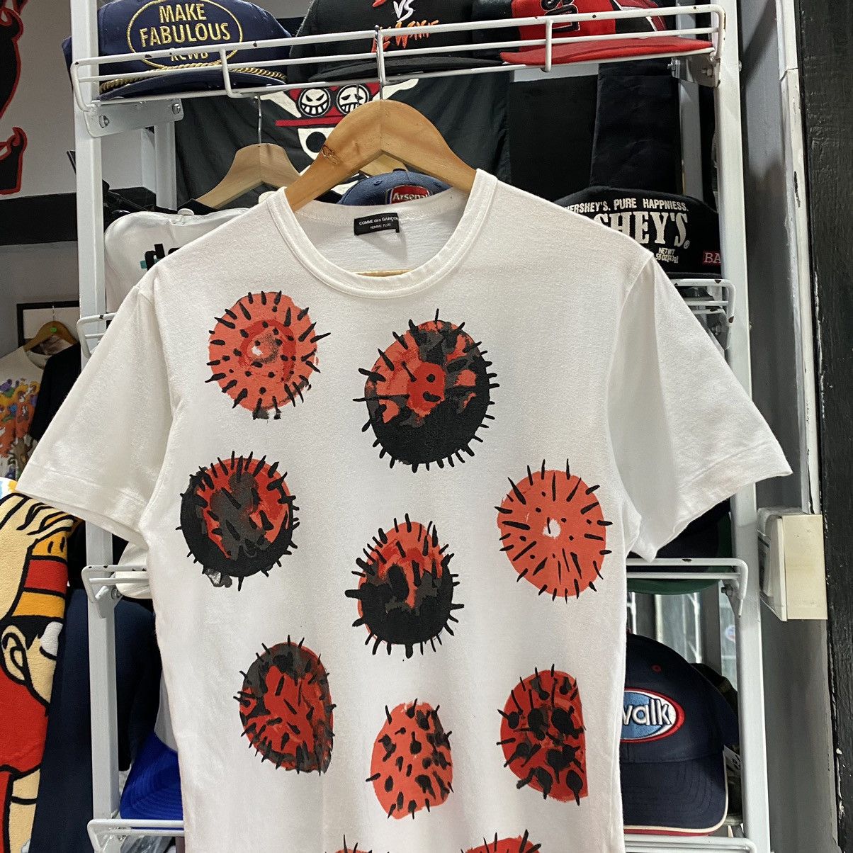 Comme des Garcons × Comme des Garcons Homme Plus × Vintage VINTAGE AD2002 Comme Des Garcons Homme Plus Spike Dot White Size US M / EU 48-50 / 2 - 3 Thumbnail