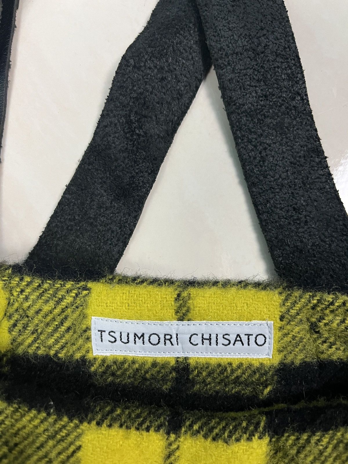 Issey Miyake Tsumori Chisato Tartan Wool Wrap Skirt Leather Suspender Size 30" / US 8 / IT 44 - 13 Thumbnail