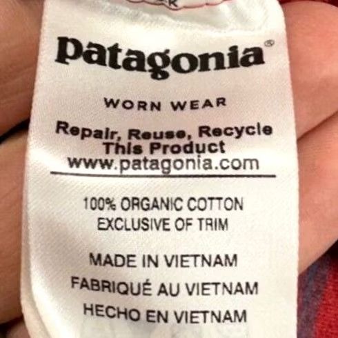 Patagonia Patagonia Polo Shirt Mens M Red Striped Short Sleeve Organic Cotton Casual Activewear Chest Pocket Logo Button Size US M / EU 48-50 / 2 - 5 Thumbnail