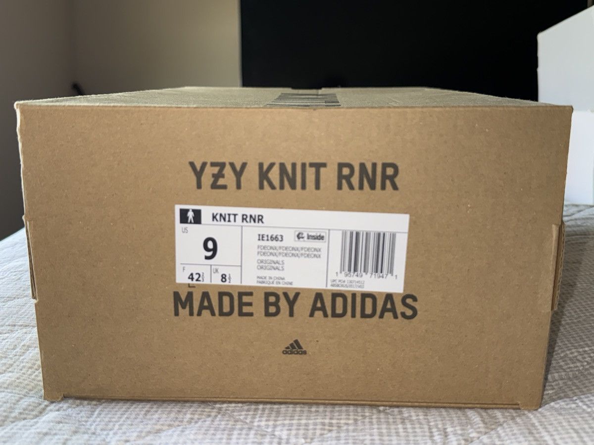 Yeezy Adidas Yeezy Knit RNR ‘ Fade Onyx ’ Size US 9 / EU 42 - 7 Thumbnail