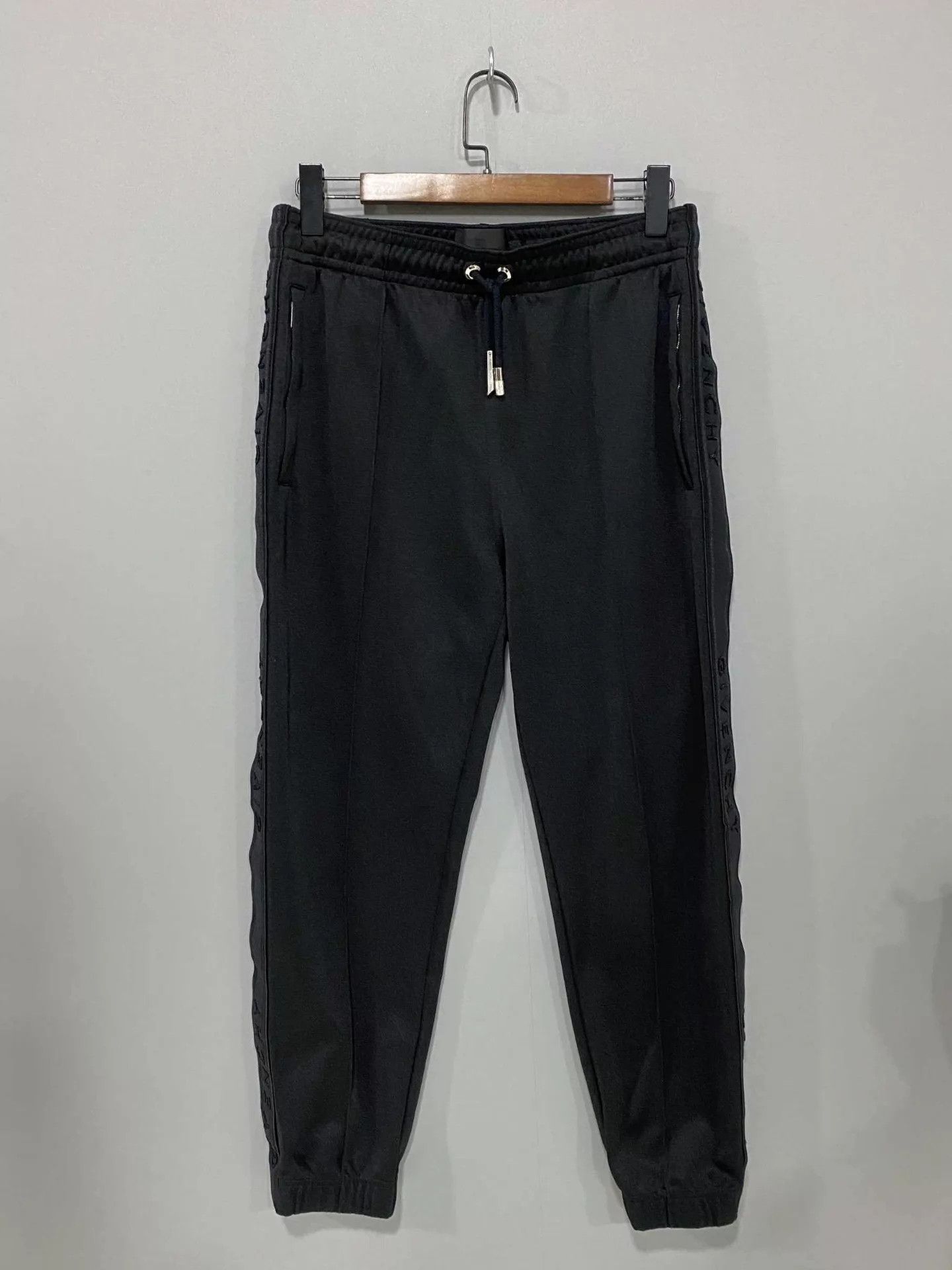 Givenchy GIVENCHY black side logo casual pants XL Size 30" / US 8 / IT 44 - 1 Thumbnail
