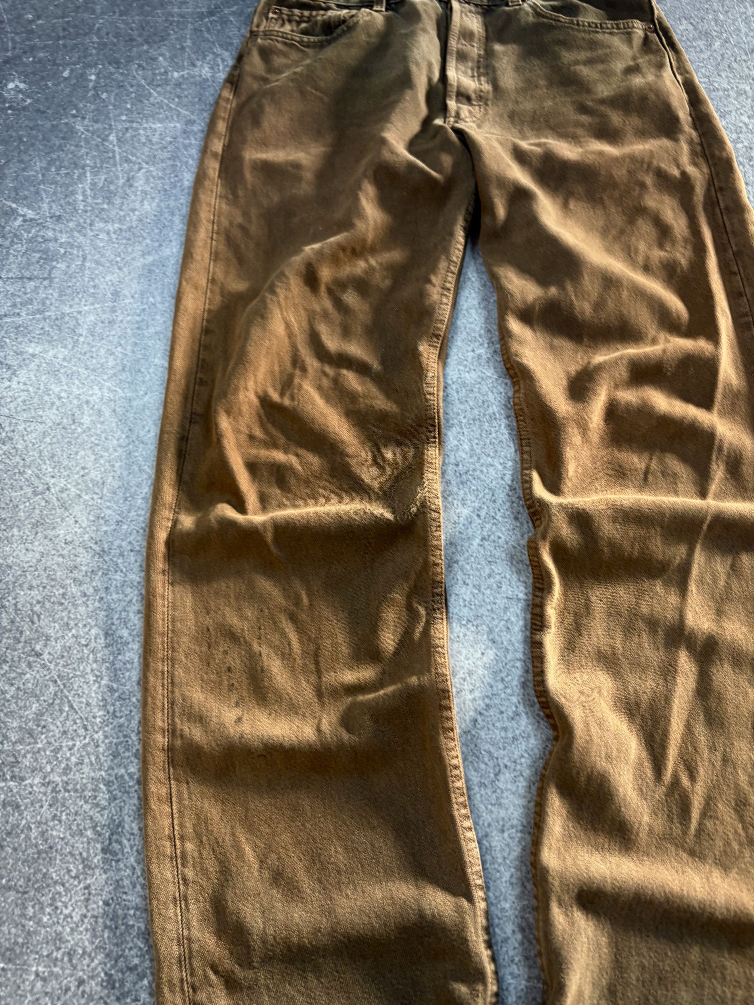 Junya Watanabe VTG KAPITAL STYLE DISTRESSED WASHED TRASHED LEIVS JEANS Size US 32 / EU 48 - 2 Thumbnail