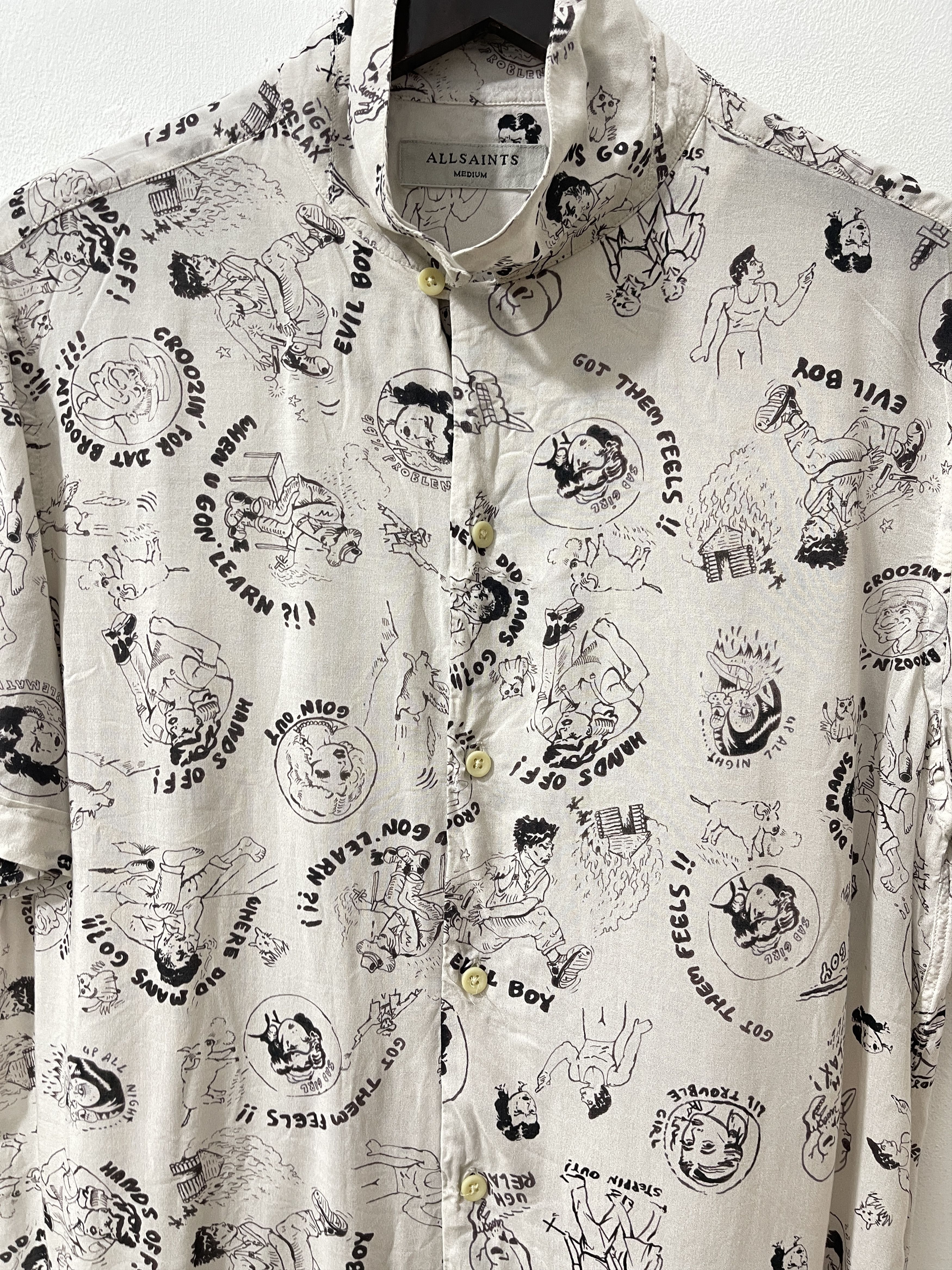 Allsaints Allsaints Feels SS Fullprint Shirts Size US M / EU 48-50 / 2 - 4 Thumbnail