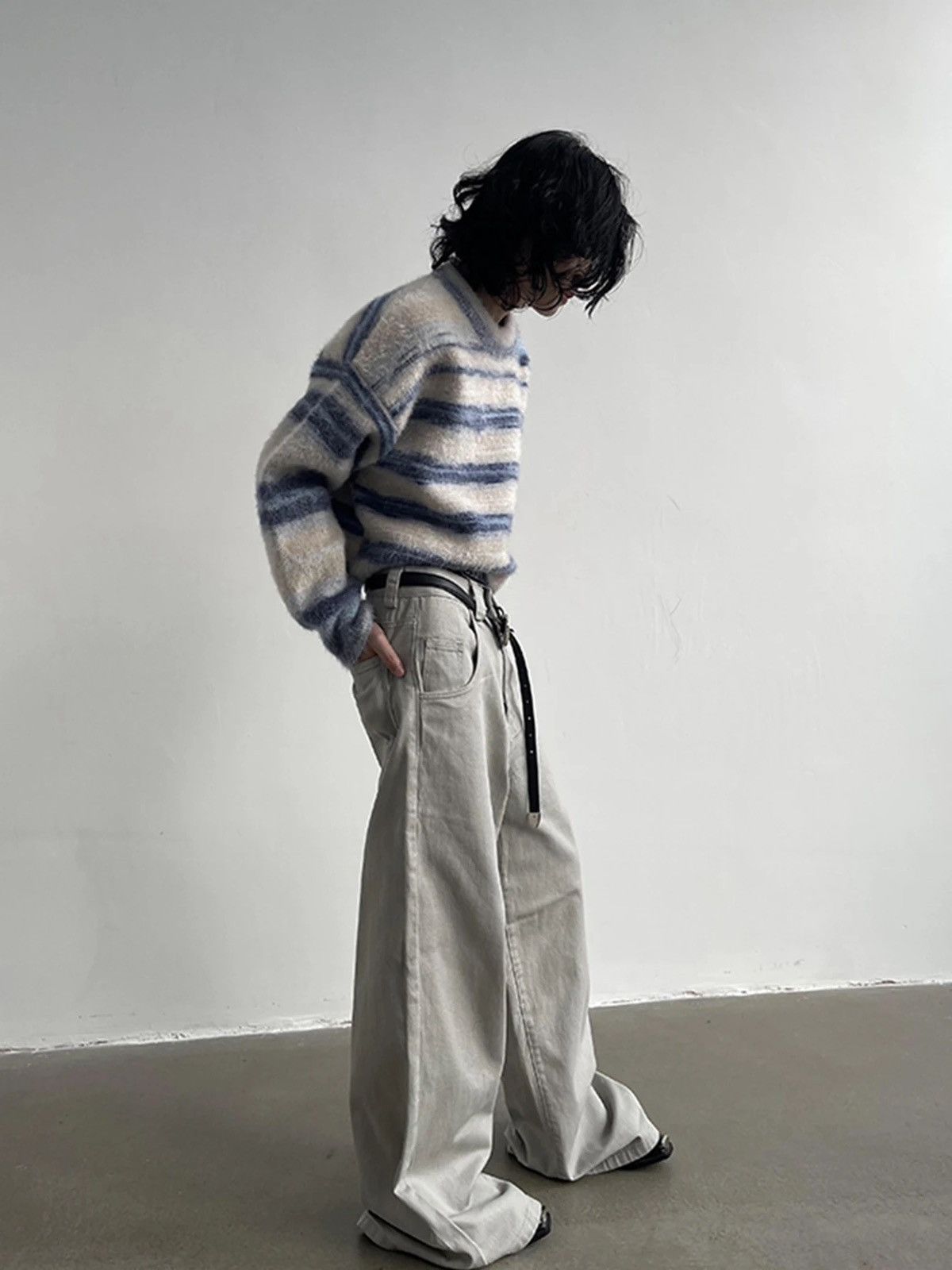 Vintage Streetwear Retro Dragging Skater Baggy Jeans Unisex Size US 28 / EU 44 - 2 Thumbnail