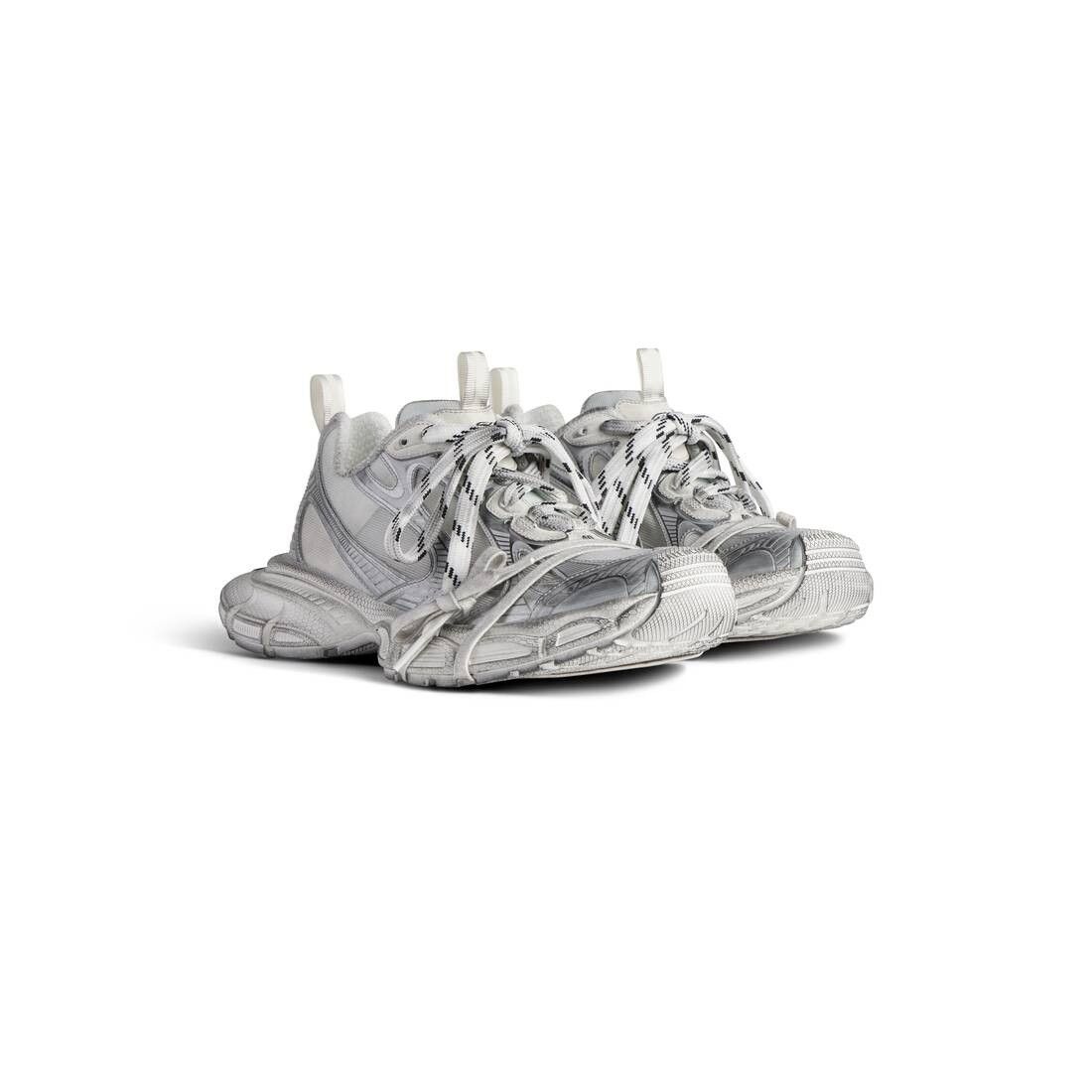 Balenciaga o1w1db10625 3XL Summer Mesh Sneakers in White/Grey Size US 10 / IT 40 - 2 Thumbnail