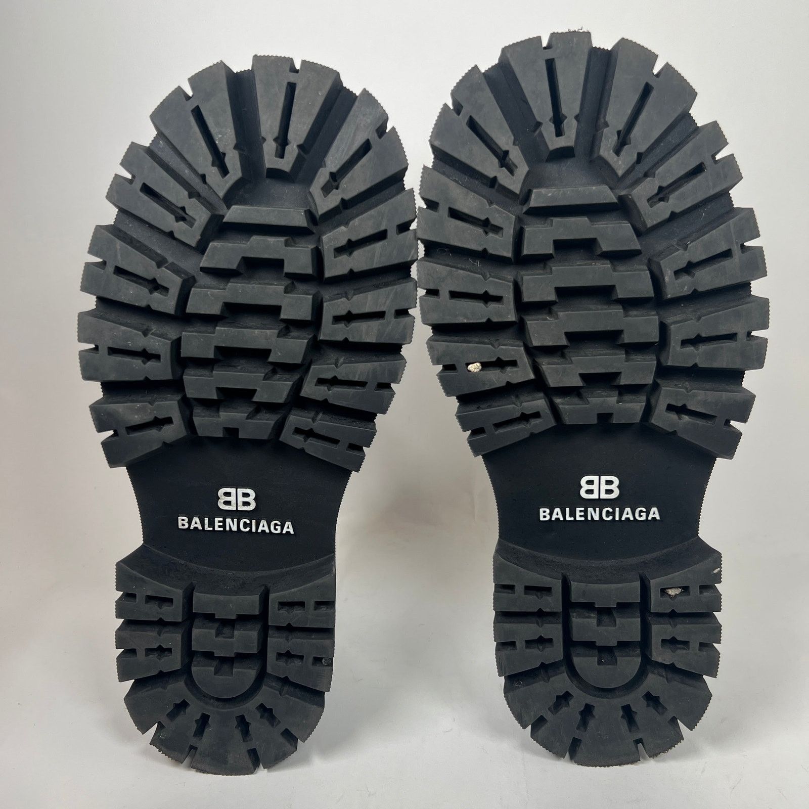 balenciaga tractor derby boots 43