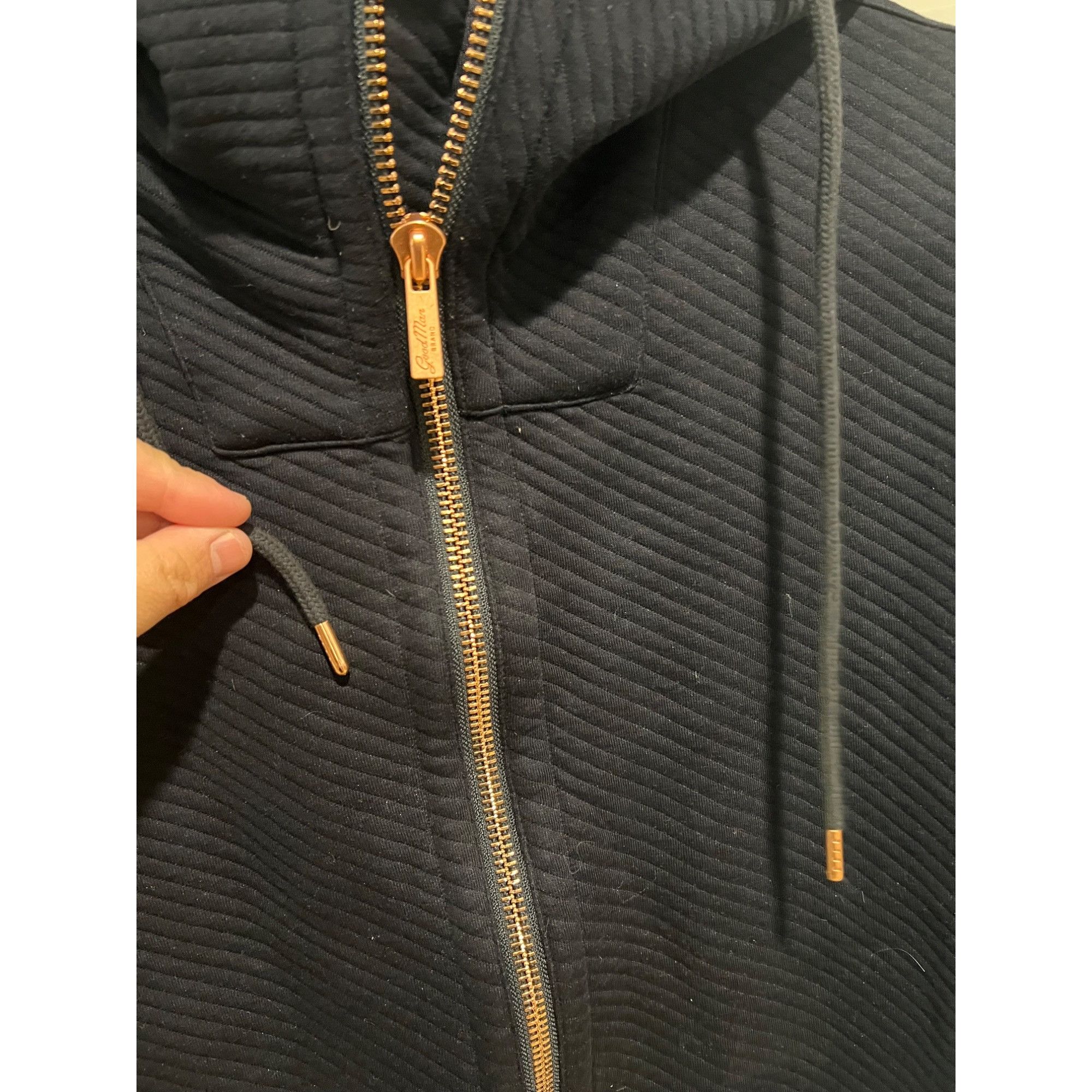 Good Man Brand Good Man Brand Navy Rose Gold Zipper Hooded Jacket - Size XX Size US XXL / EU 58 / 5 - 2 Thumbnail