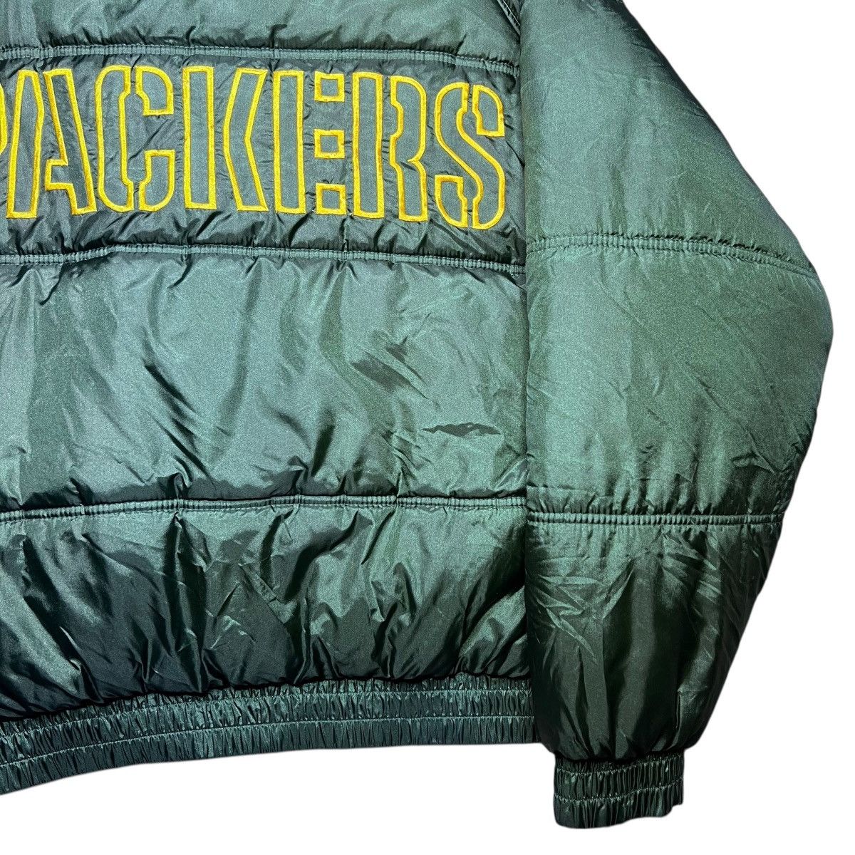 NFL 1990s NFL Green Bay Packers Game Day Spell Out Puffer Jacket Size US L / EU 52-54 / 3 - 24 Thumbnail