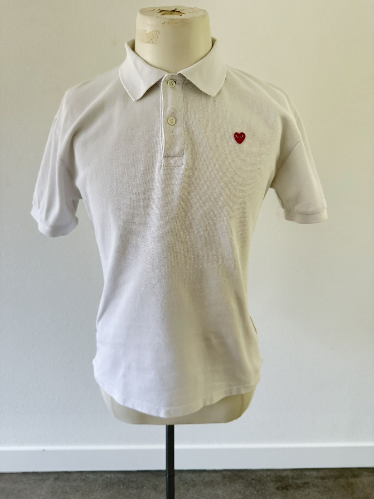 Comme des Garcons PLAY Play Fitted Polo Size US XL / EU 56 / 4 - 1 Thumbnail
