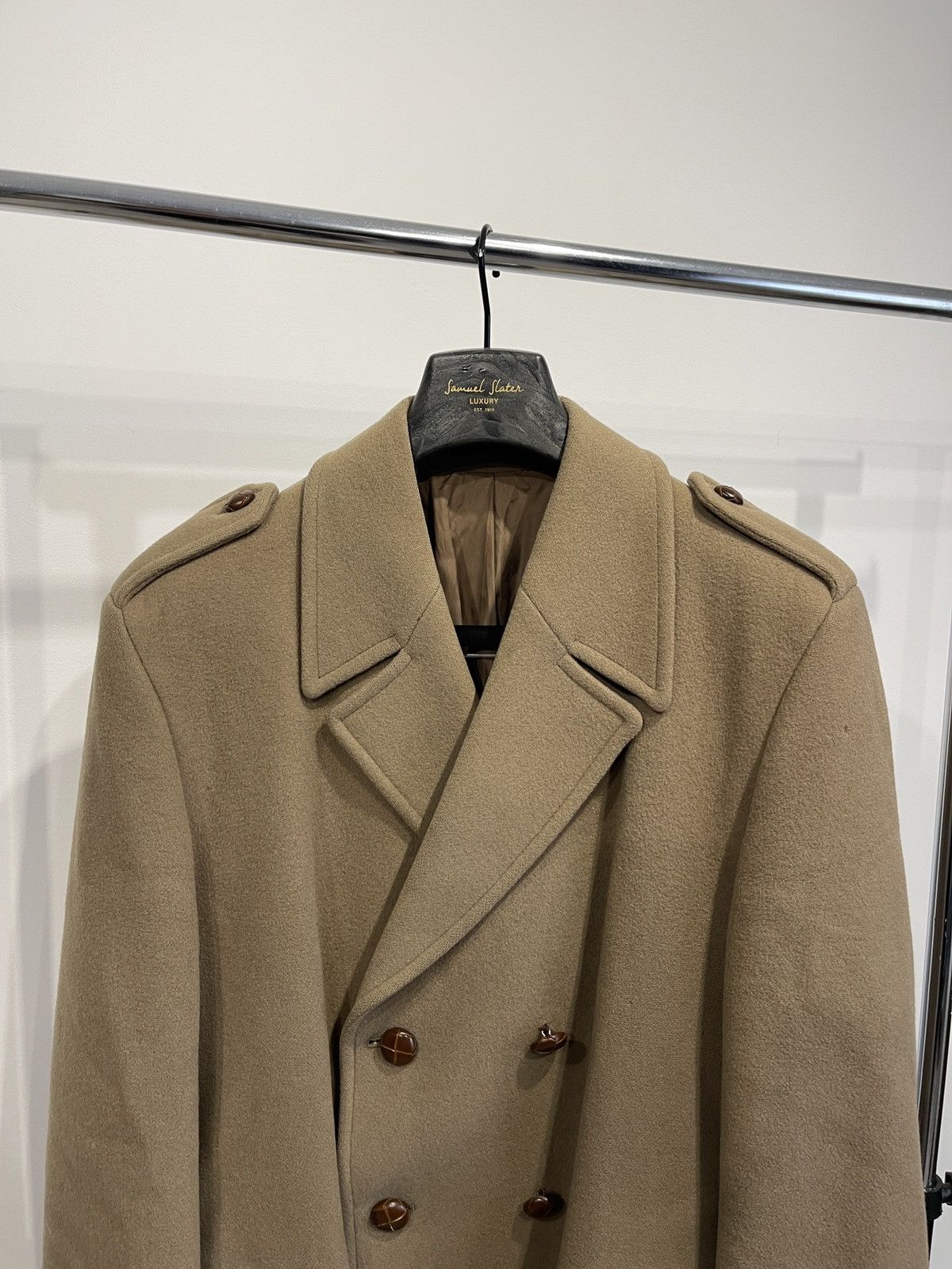 Vintage Vintage John Lewis Double Breasted Overcoat England Coat XL Size US XL / EU 56 / 4 - 3 Thumbnail