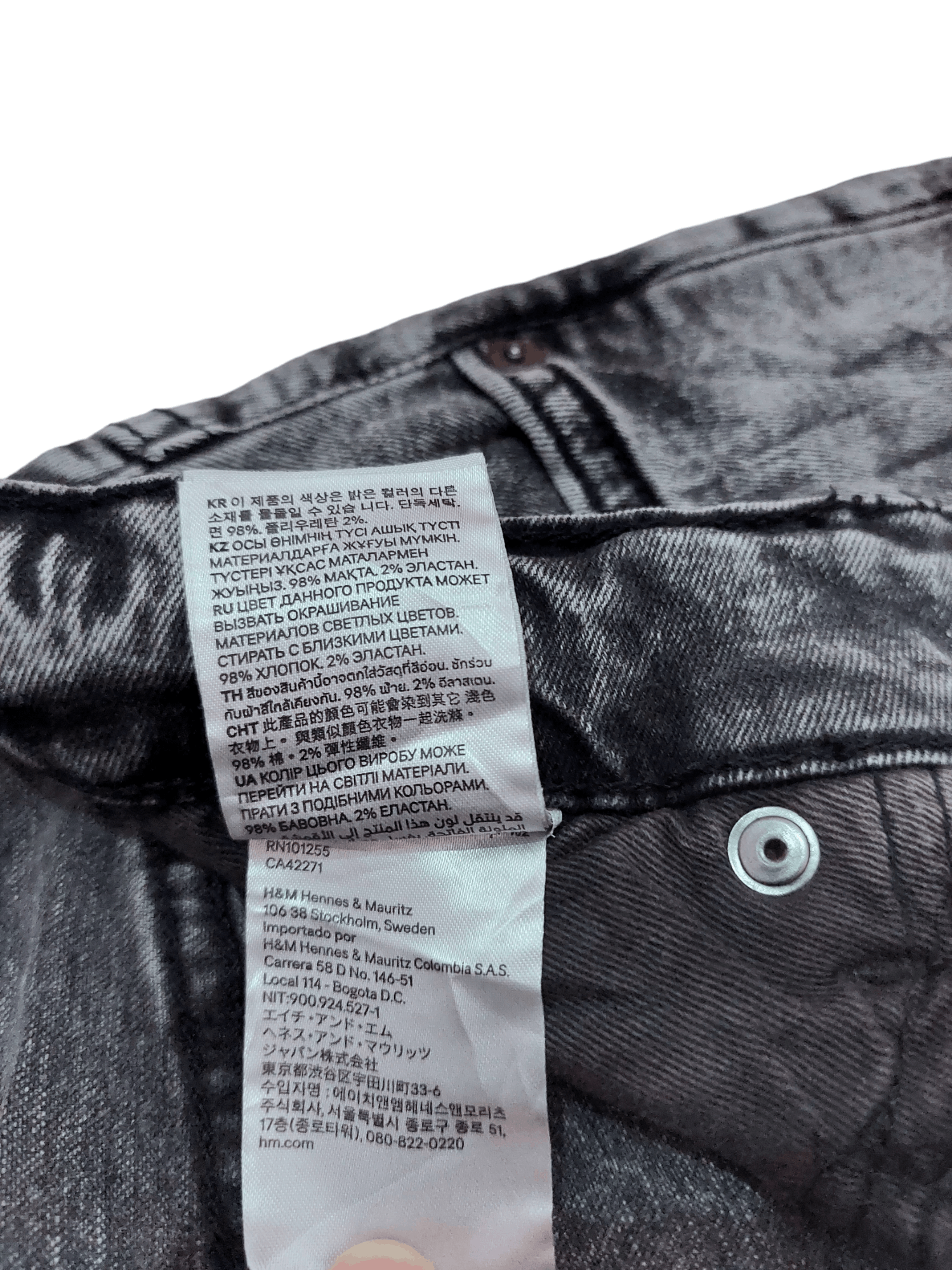 Vintage H&M Seditionaries Double Knee Denim Size US 30 / EU 46 - 11 Thumbnail