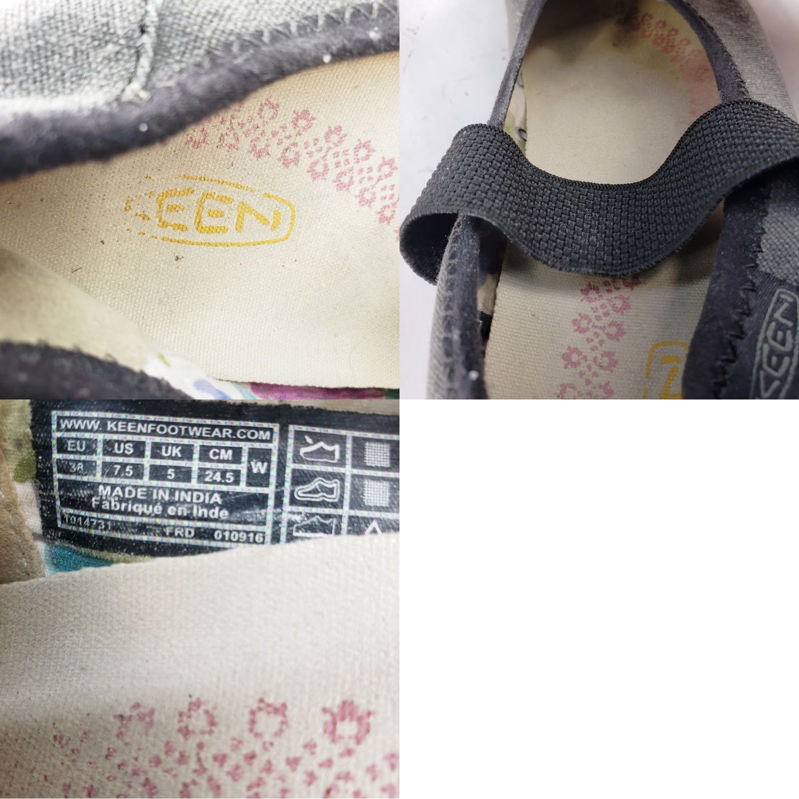 KEEN Keen Sienna Mary Jane Shoes Slip On Cap Toe Women's Gray Black 7.5 Shoes Flat Comfort Cap Toe Mary Jane Womens Slips On Shoes Size ONE SIZE - 9 Thumbnail