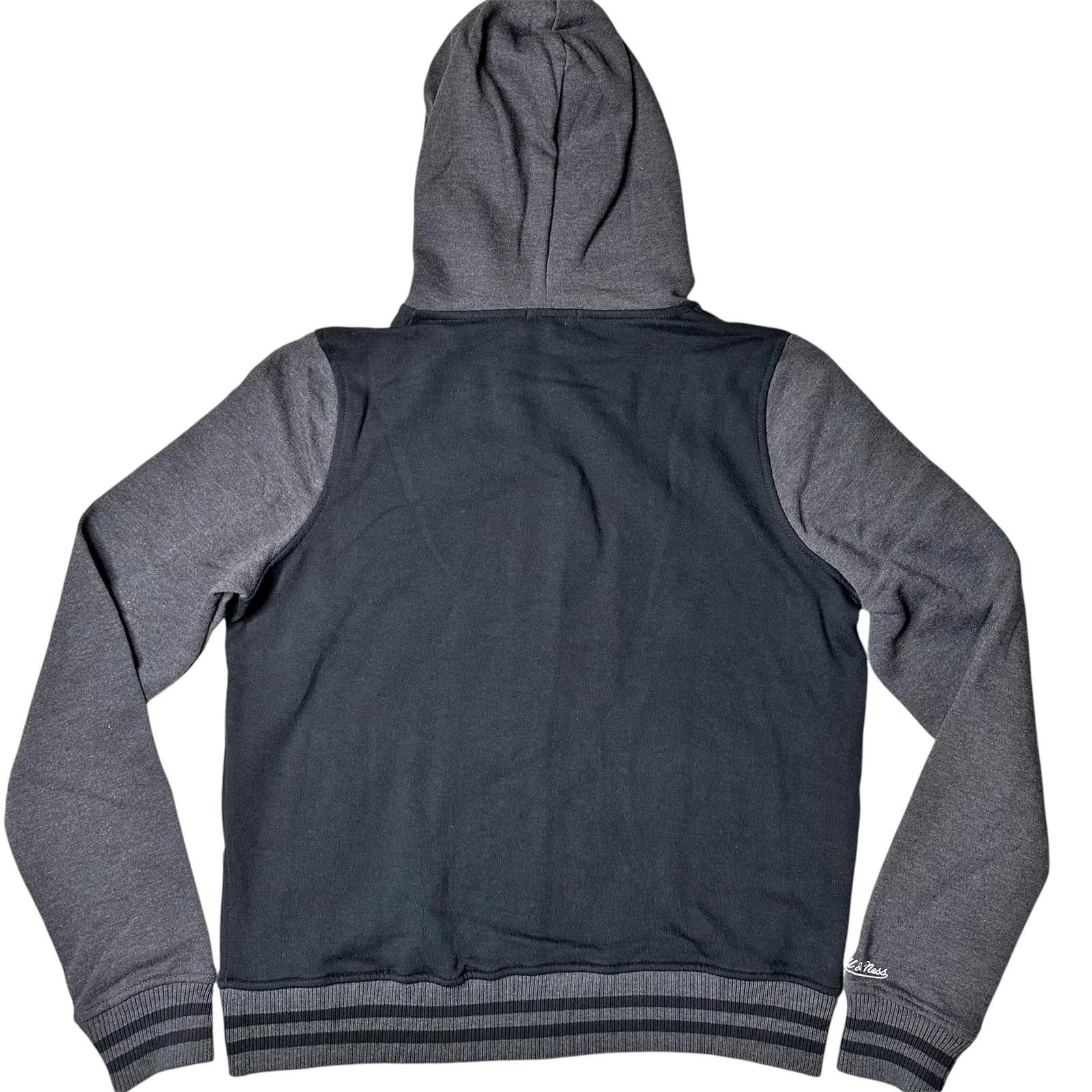 Mitchell & Ness NWT Mitchell & Ness Hooded Varsity Jacket Mens M Full Snap Size US M / EU 48-50 / 2 - 2 Thumbnail