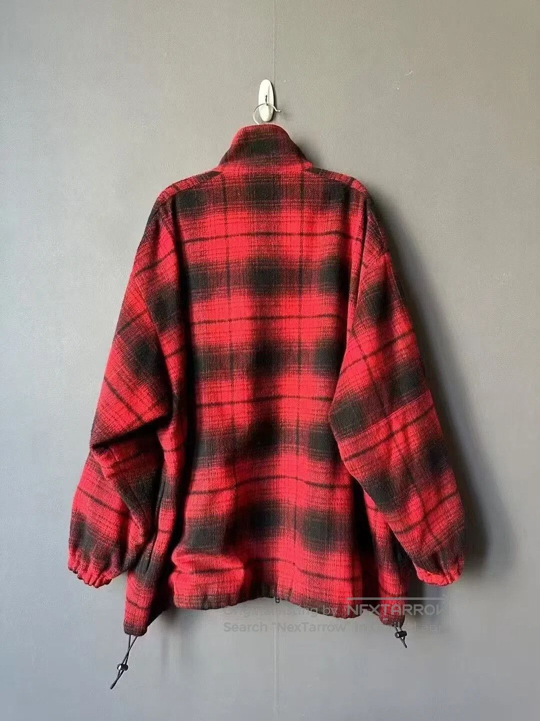 Balenciaga Balenciaga Red Black Plaid Jacket. Size US XL / EU 56 / 4 - 2 Thumbnail