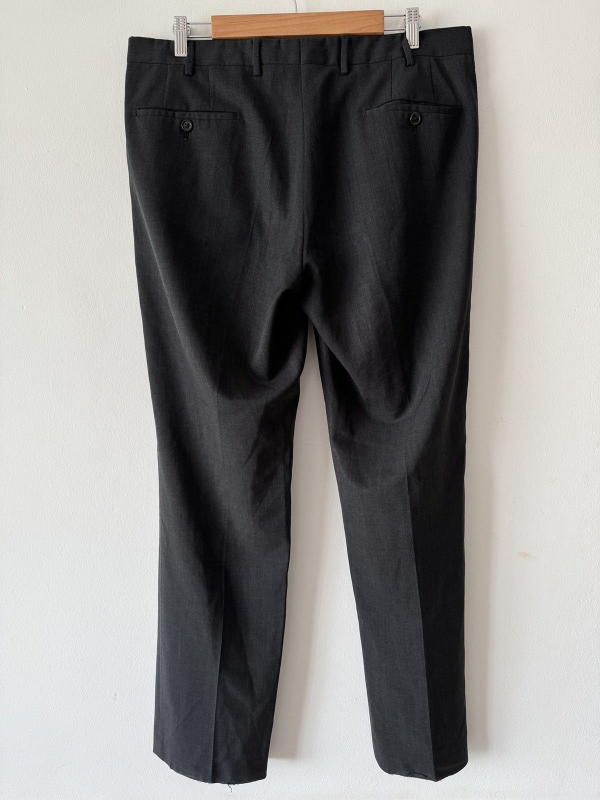 Prada 🔥 Prada Dark Grey Wool Trousers Size US 36 / EU 52 - 2 Thumbnail