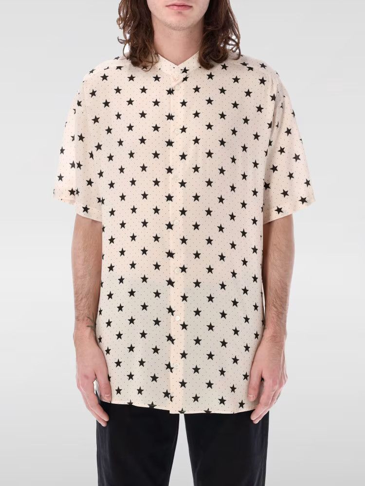 Balmain o1y0426 Patterned Shirt in Beige/Black Size US S / EU 44-46 / 1 - 3 Thumbnail