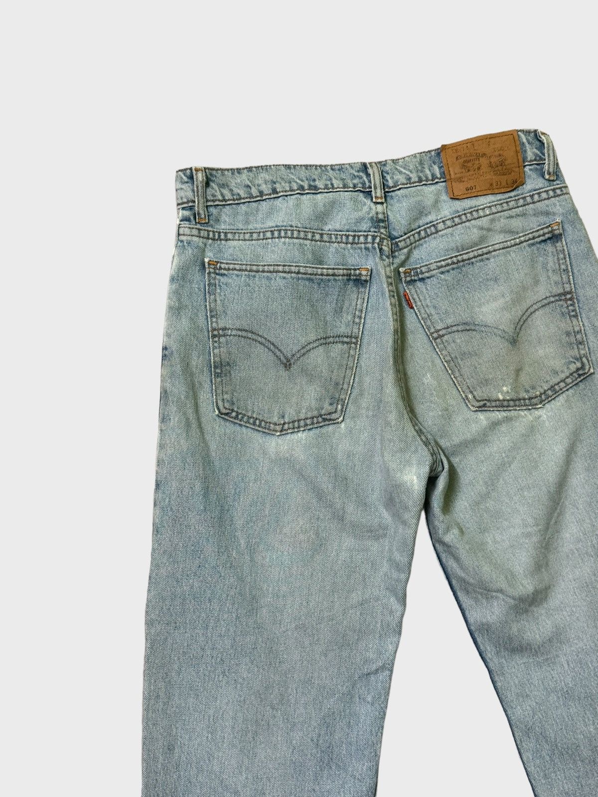 Levi's × Vintage Vintage Levi's 507 Blue Orange Tab Distressed Alter Denims Size US 31 - 13 Thumbnail